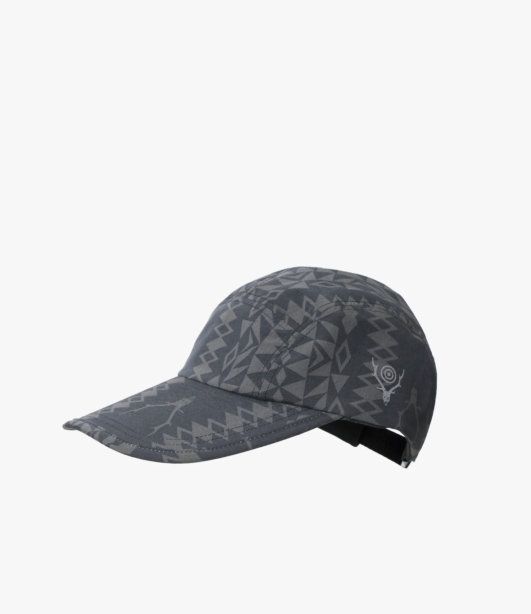 5-Panel Cap – Native Pattern Nylon Tussah