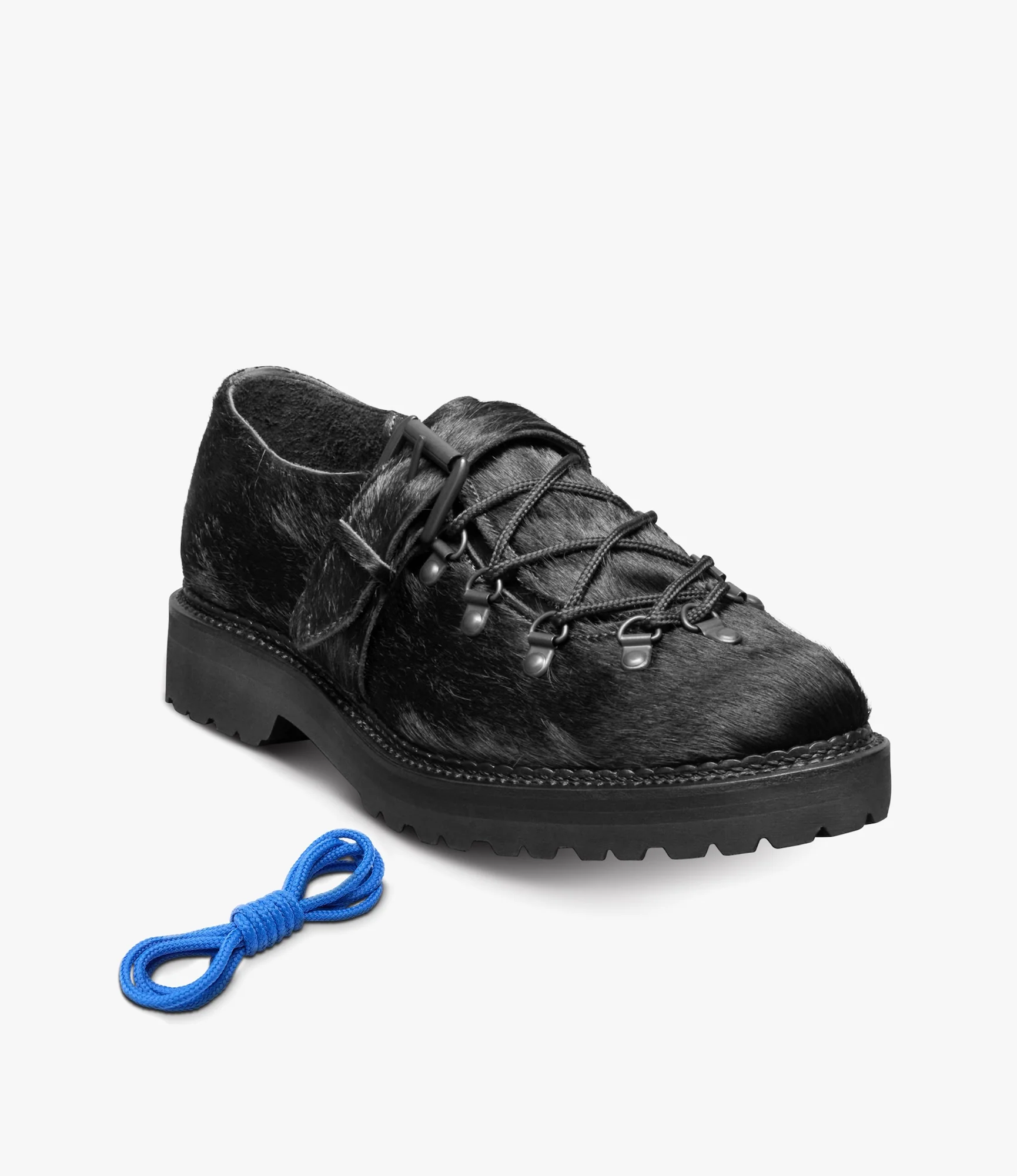 Adirondack Low Hiker Shoe – Black Pony Hair - Image 3