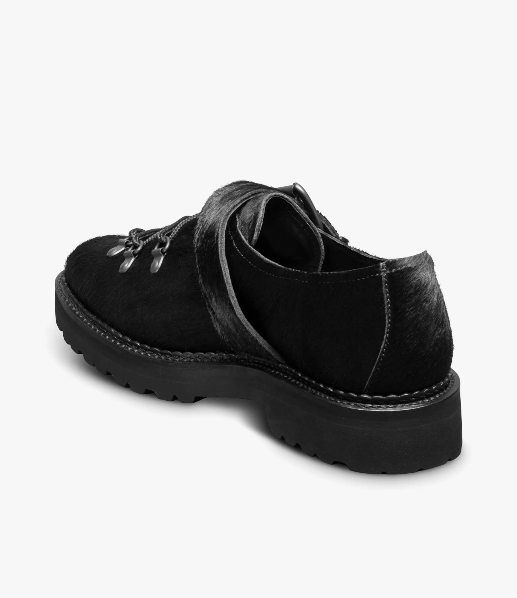 Adirondack Low Hiker Shoe – Black Pony Hair - Image 4