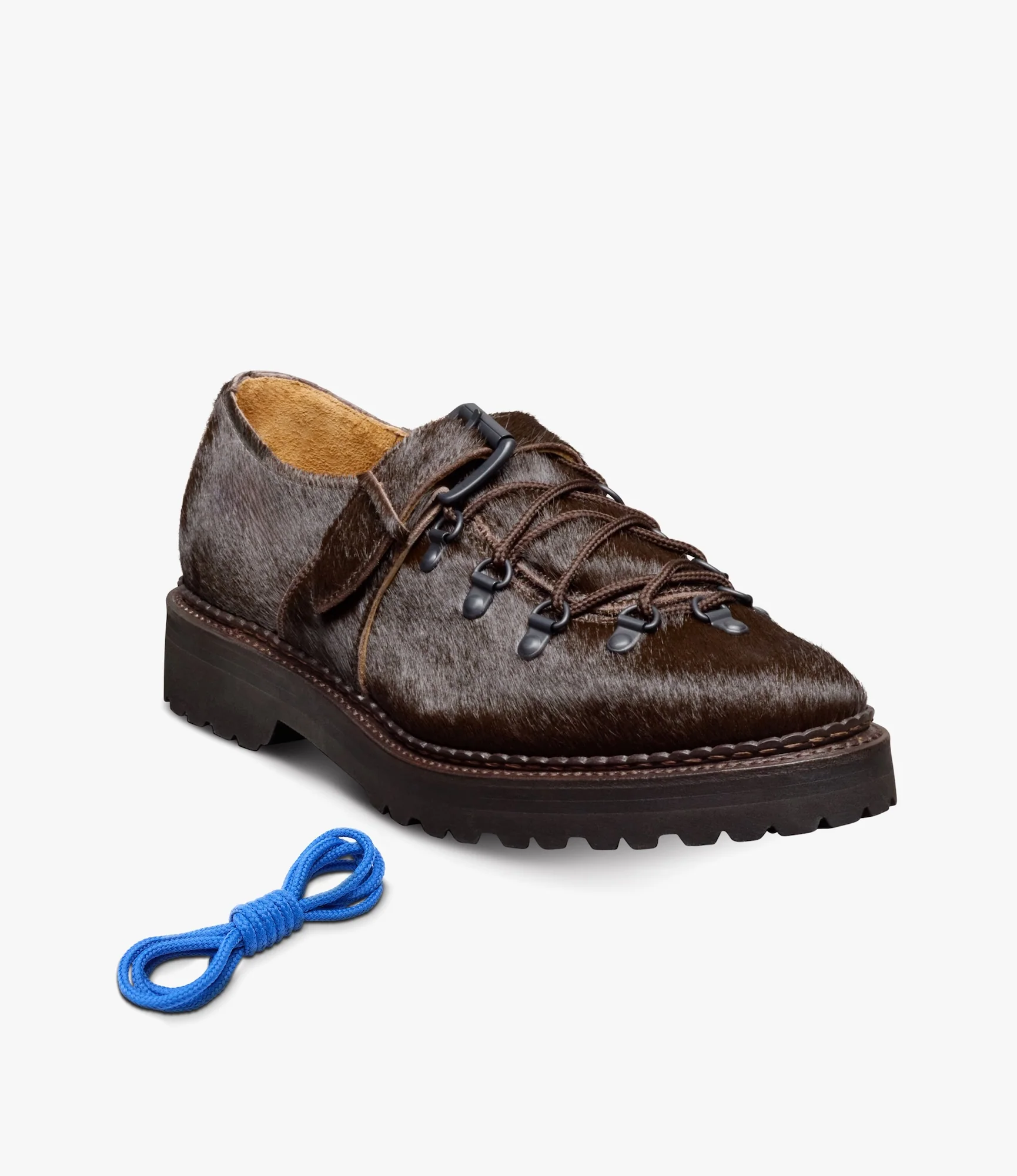 Adirondack Low Hiker Shoe – Brown Pony Hair - Image 2