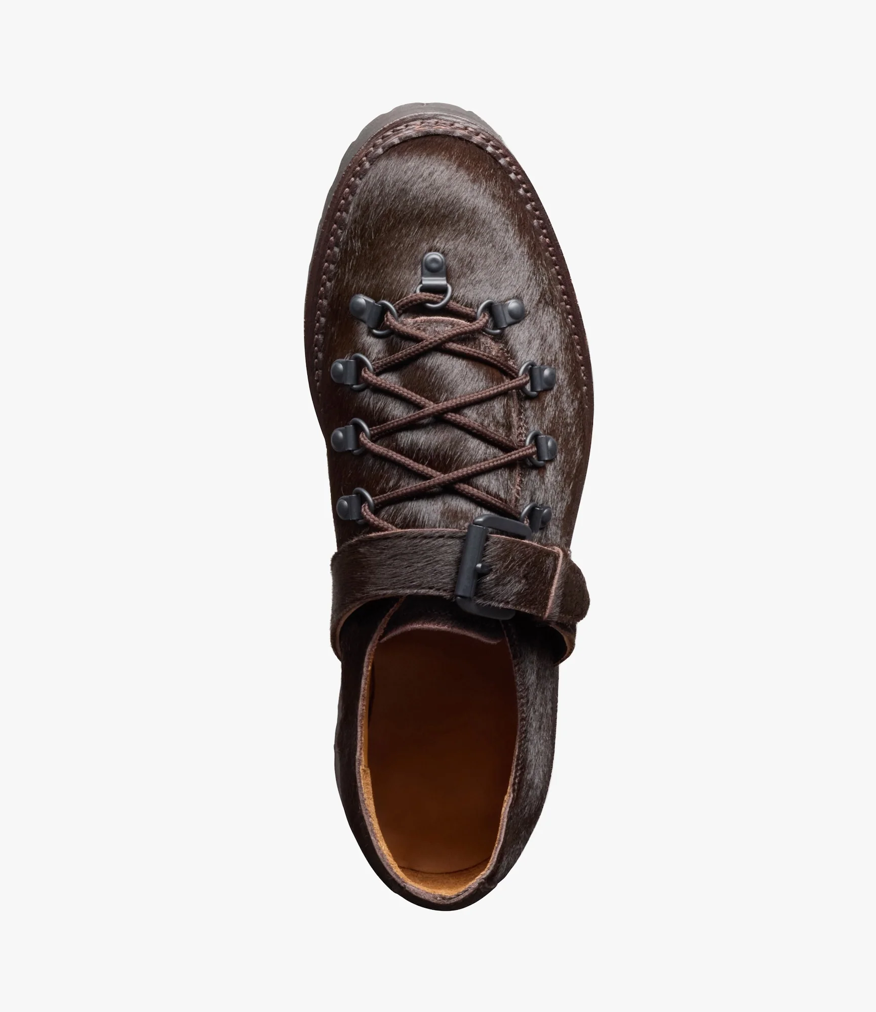 Adirondack Low Hiker Shoe – Brown Pony Hair - Image 5
