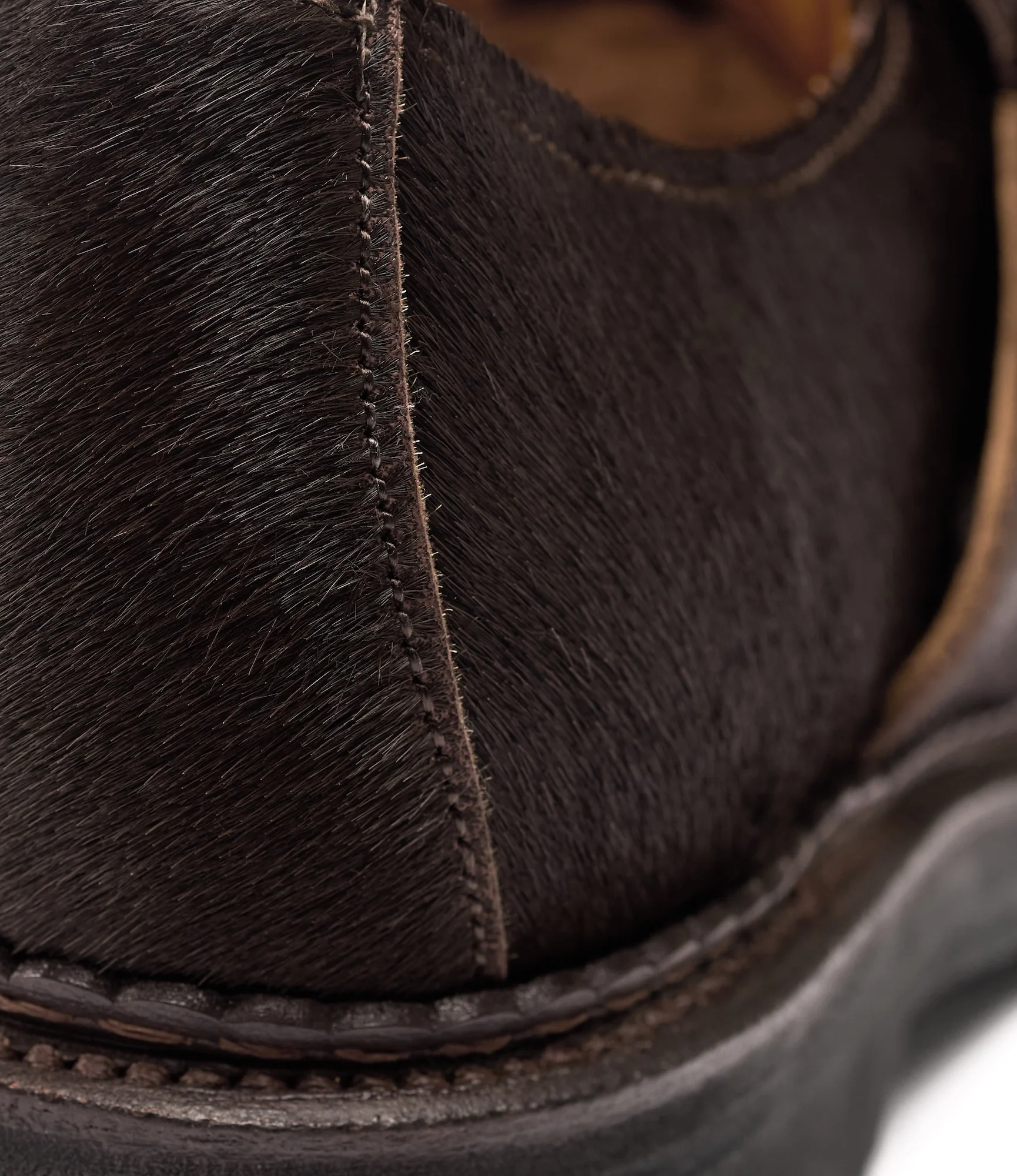 Adirondack Low Hiker Shoe – Brown Pony Hair - Image 9
