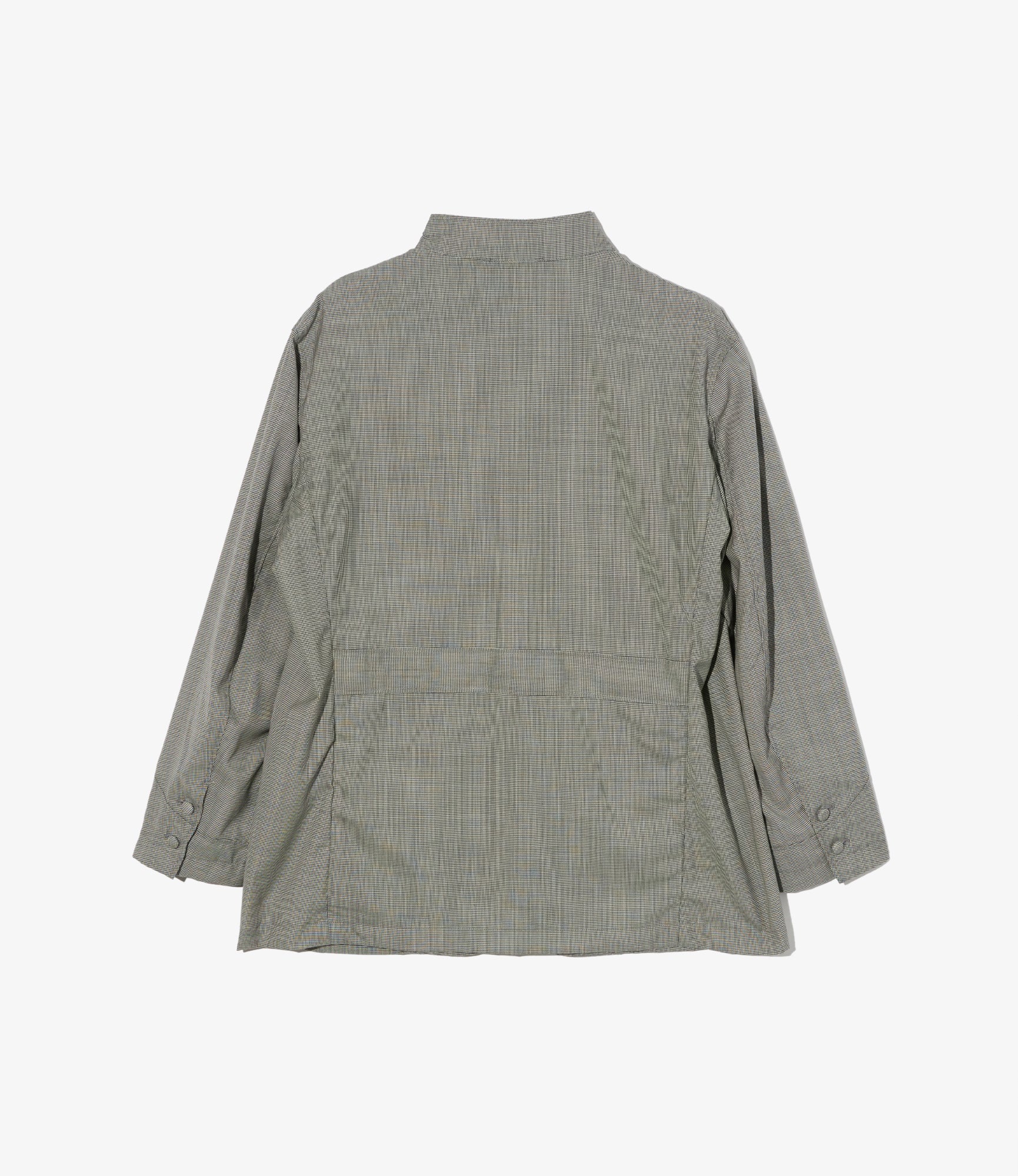 AN Jacket – Grey Micro Houndstooth Tropical Wool - Image 3