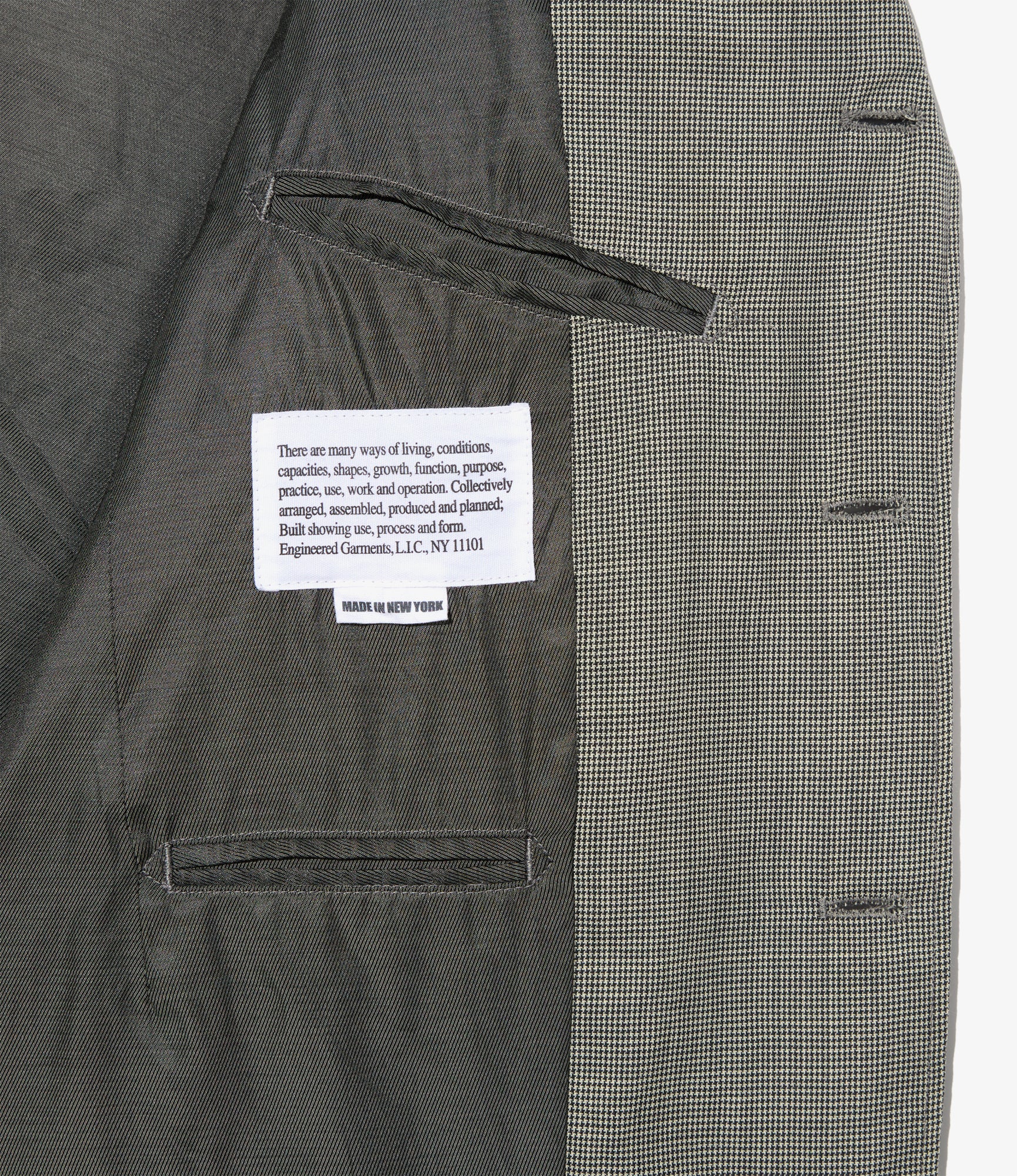 Andover Jacket – Grey Micro Houndstooth Tropical Wool - Image 4