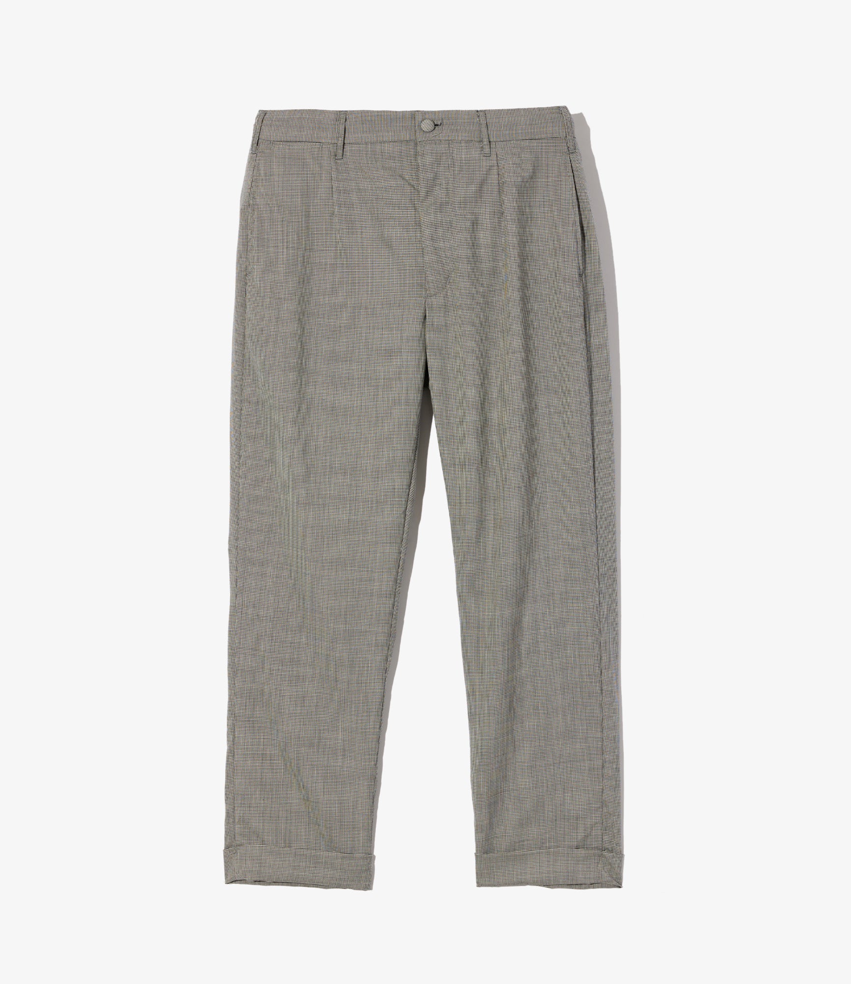 Andover Pant – Grey Micro Houndstooth Tropical Wool