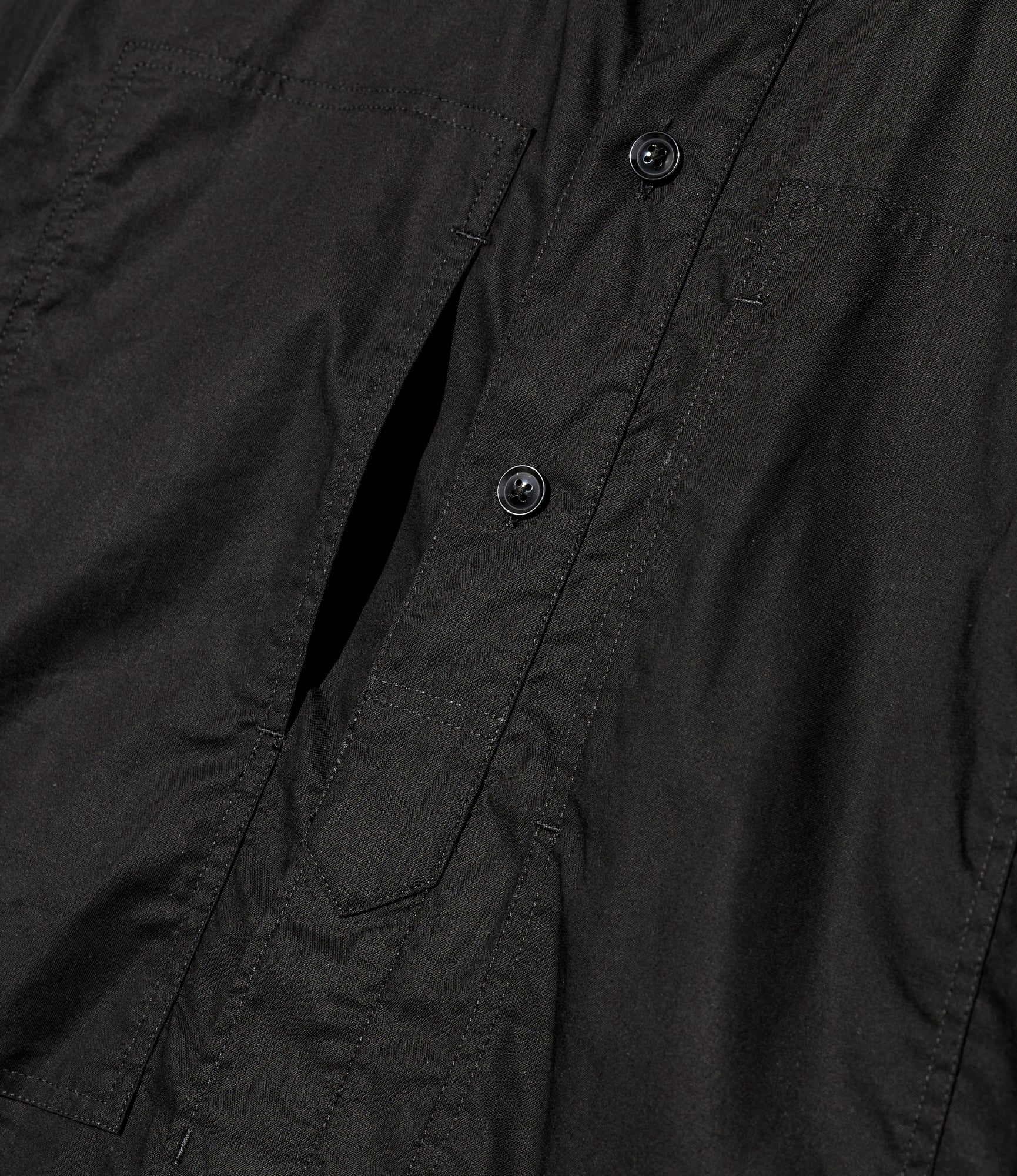 Army Shirt – Black Kona Cotton - Image 3