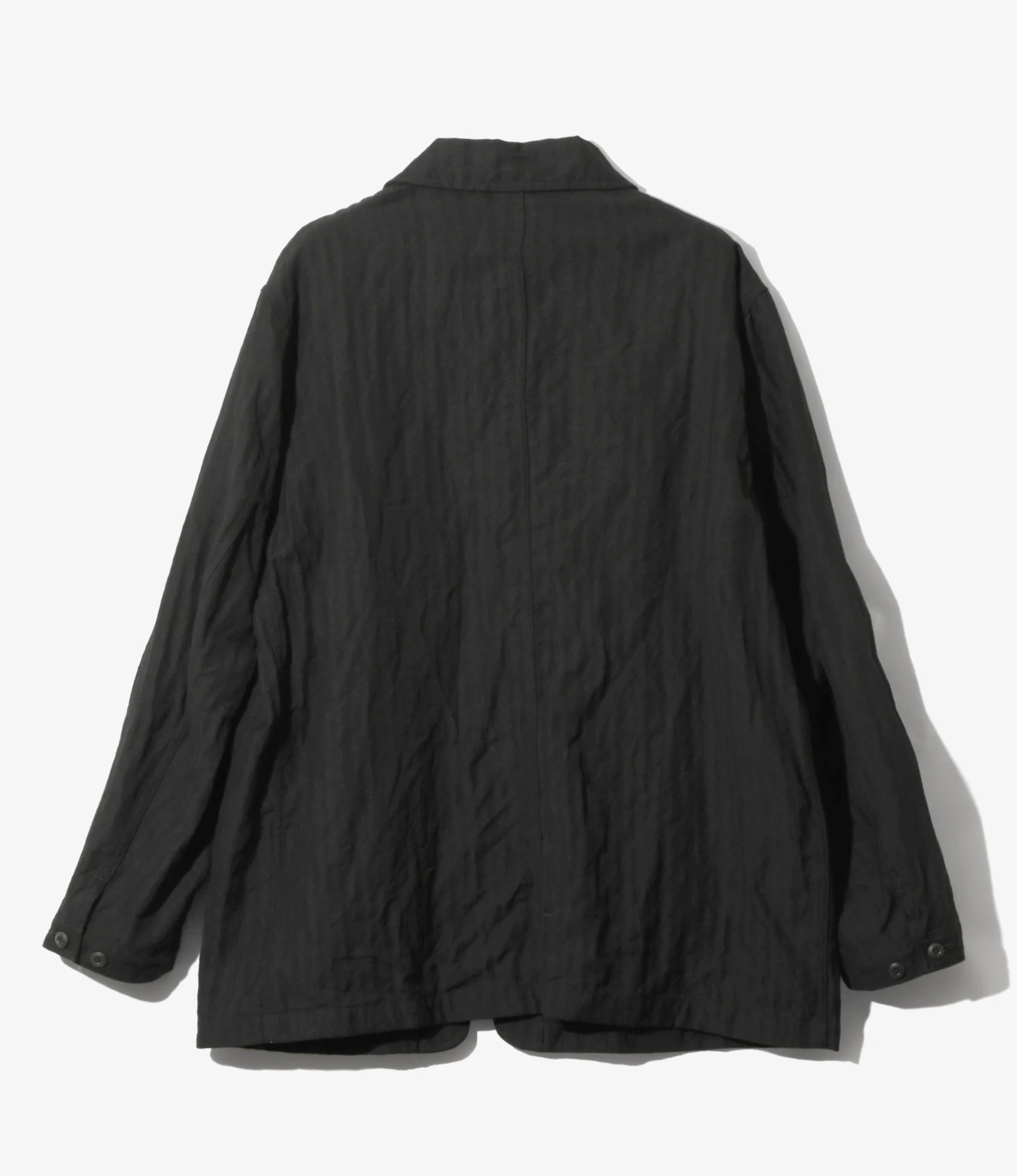 Arrow Jacket – Black Herringbone Wool/Linen - Image 3