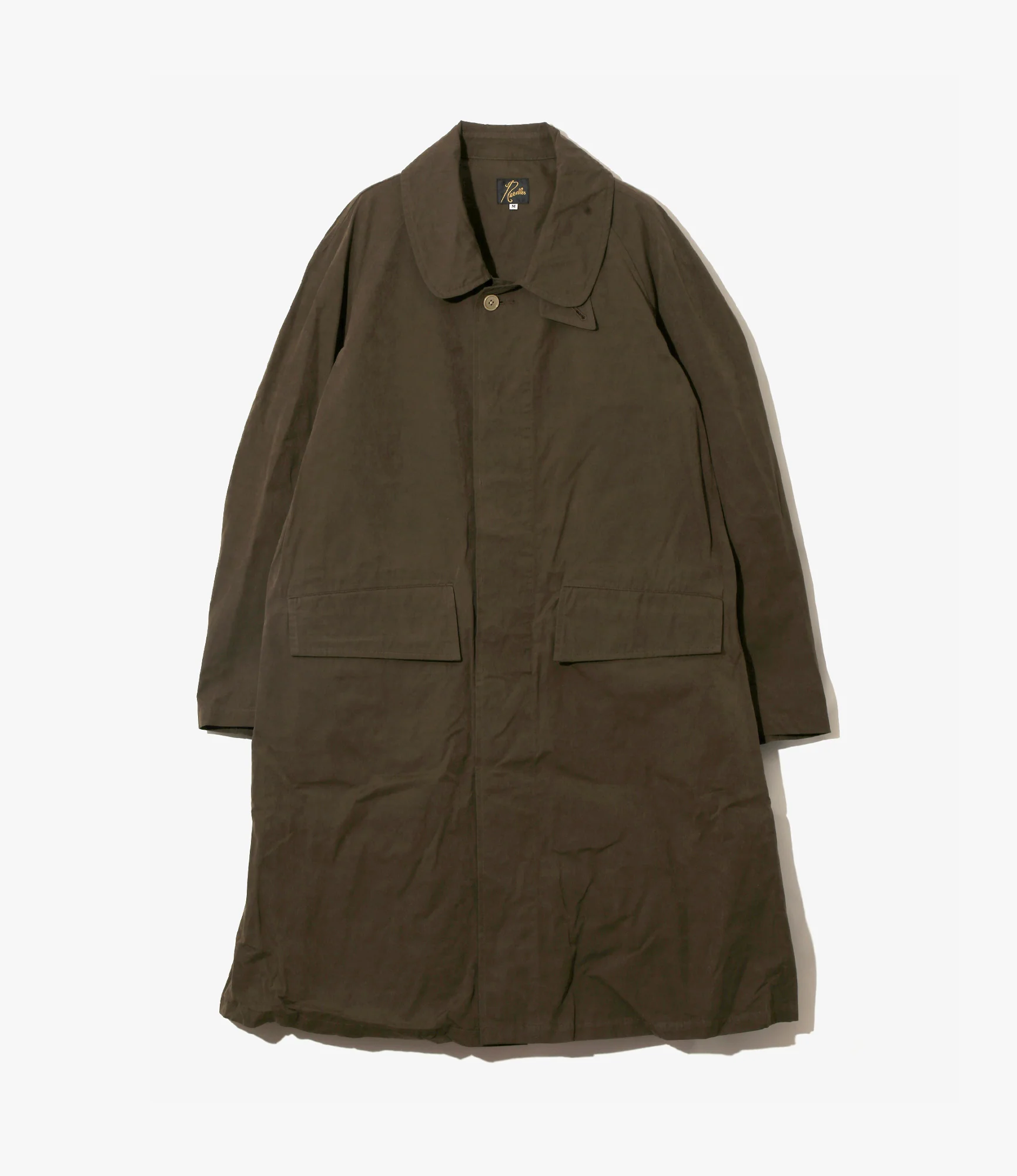 Bal Collar Coat – Brown Waxed Cloth