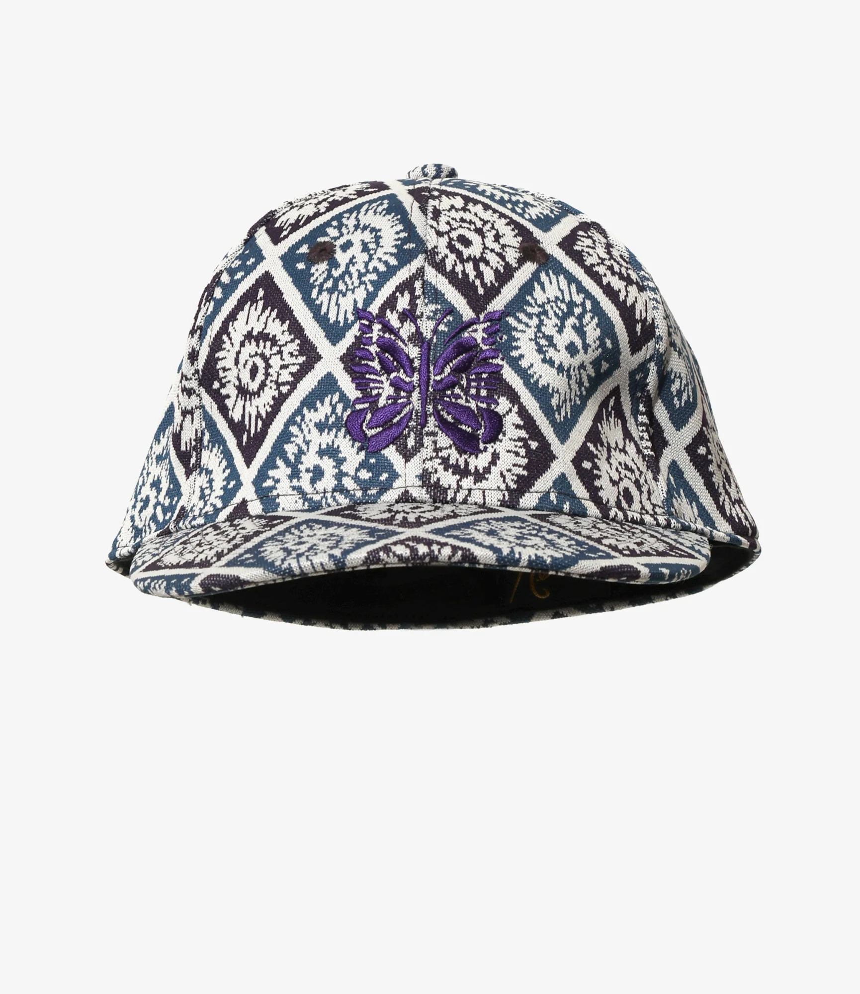 Baseball Cap – Blue/Purple Jacquard - Image 3
