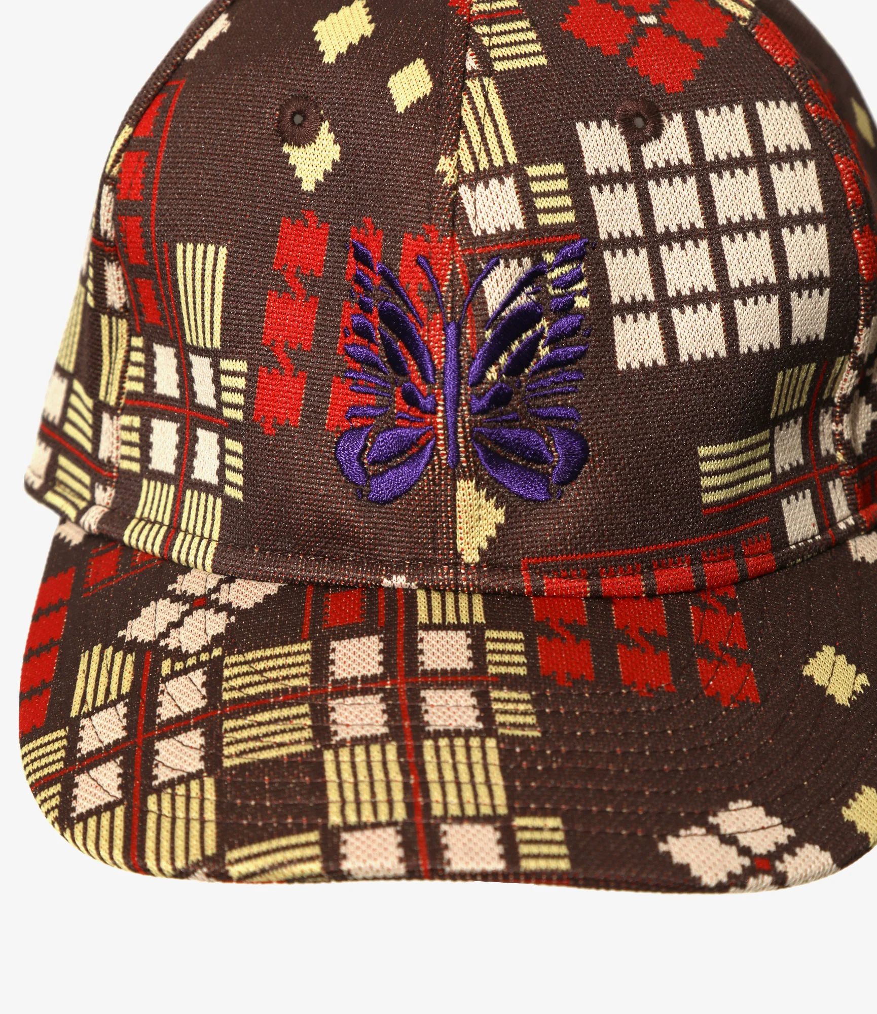 Baseball Cap – Brown Jacquard - Image 4