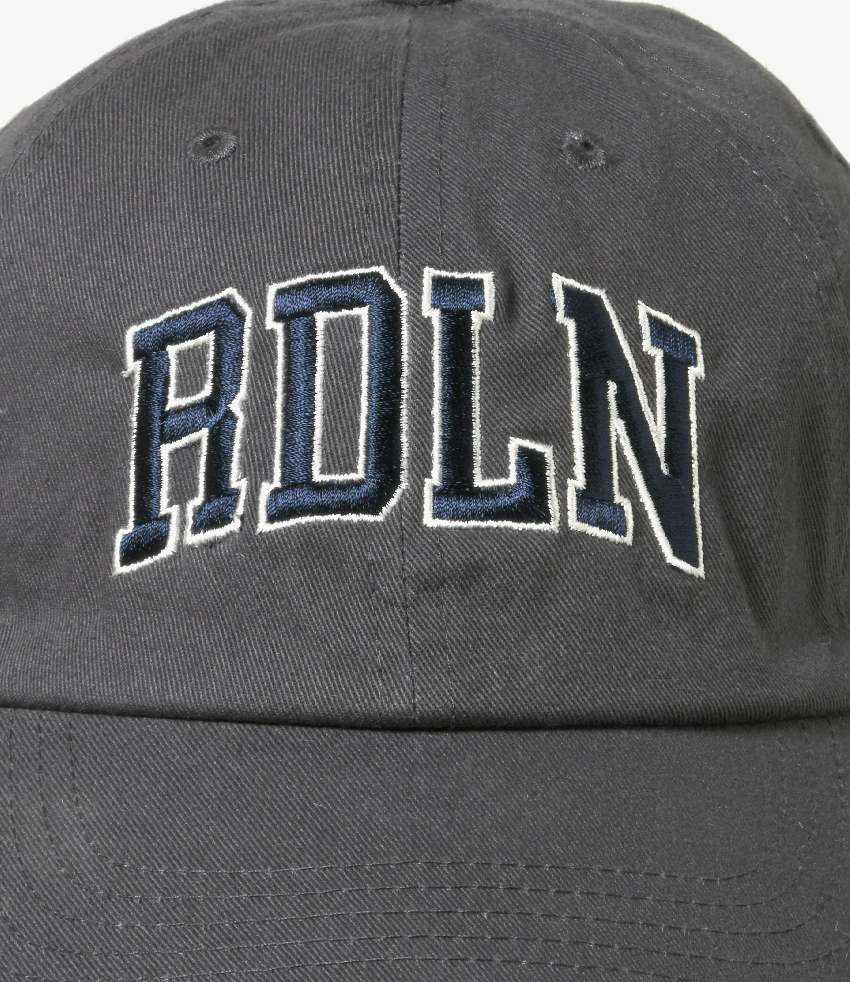 Baseball Cap – Grey Twill - Image 3