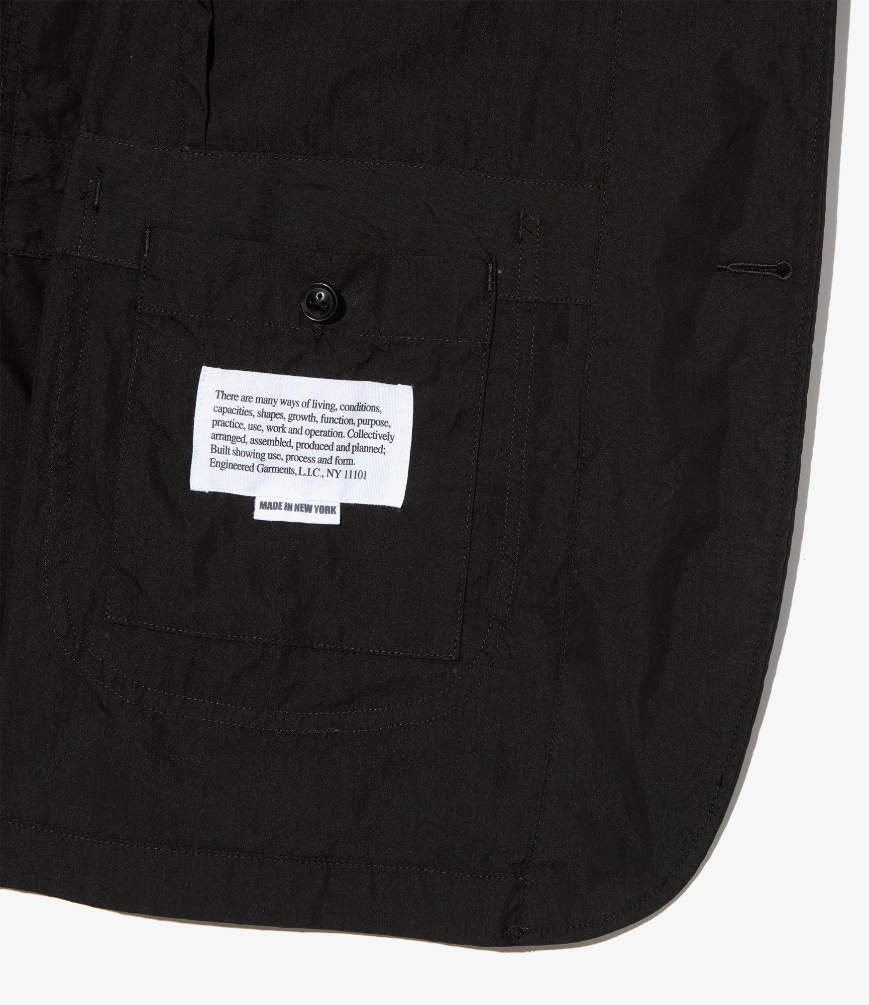 Bedford Jacket – Black Nyco Poplin - Image 5