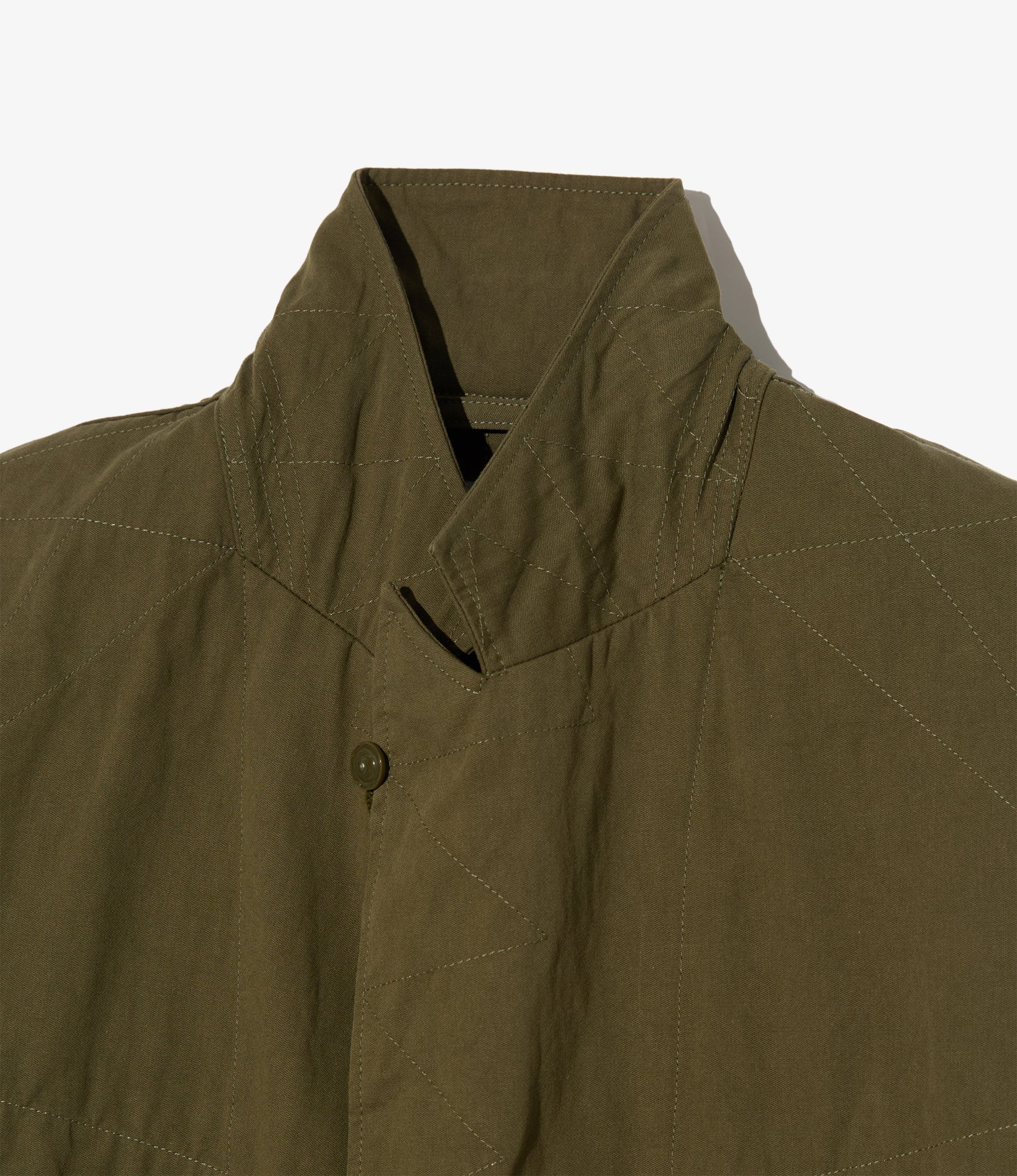Bedford Jacket – Olive Sanded Cloth - Image 4