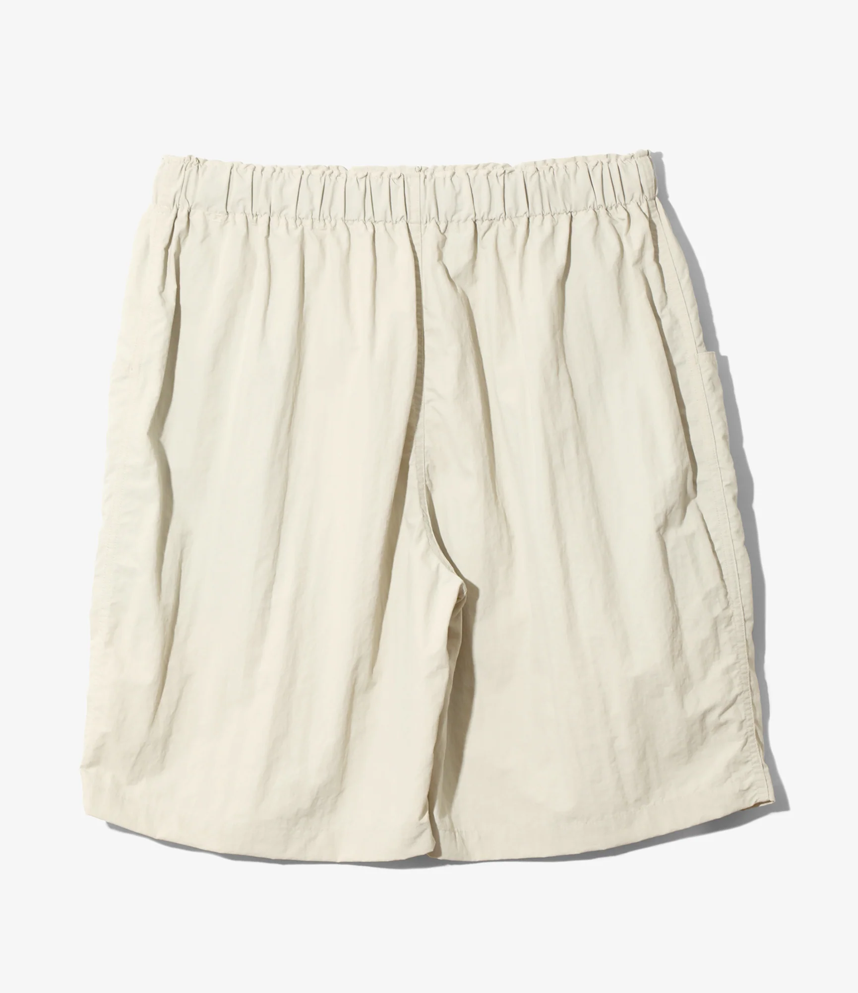 Belted Centre Seam Short – Ivory Ripstop Nylon - Image 3
