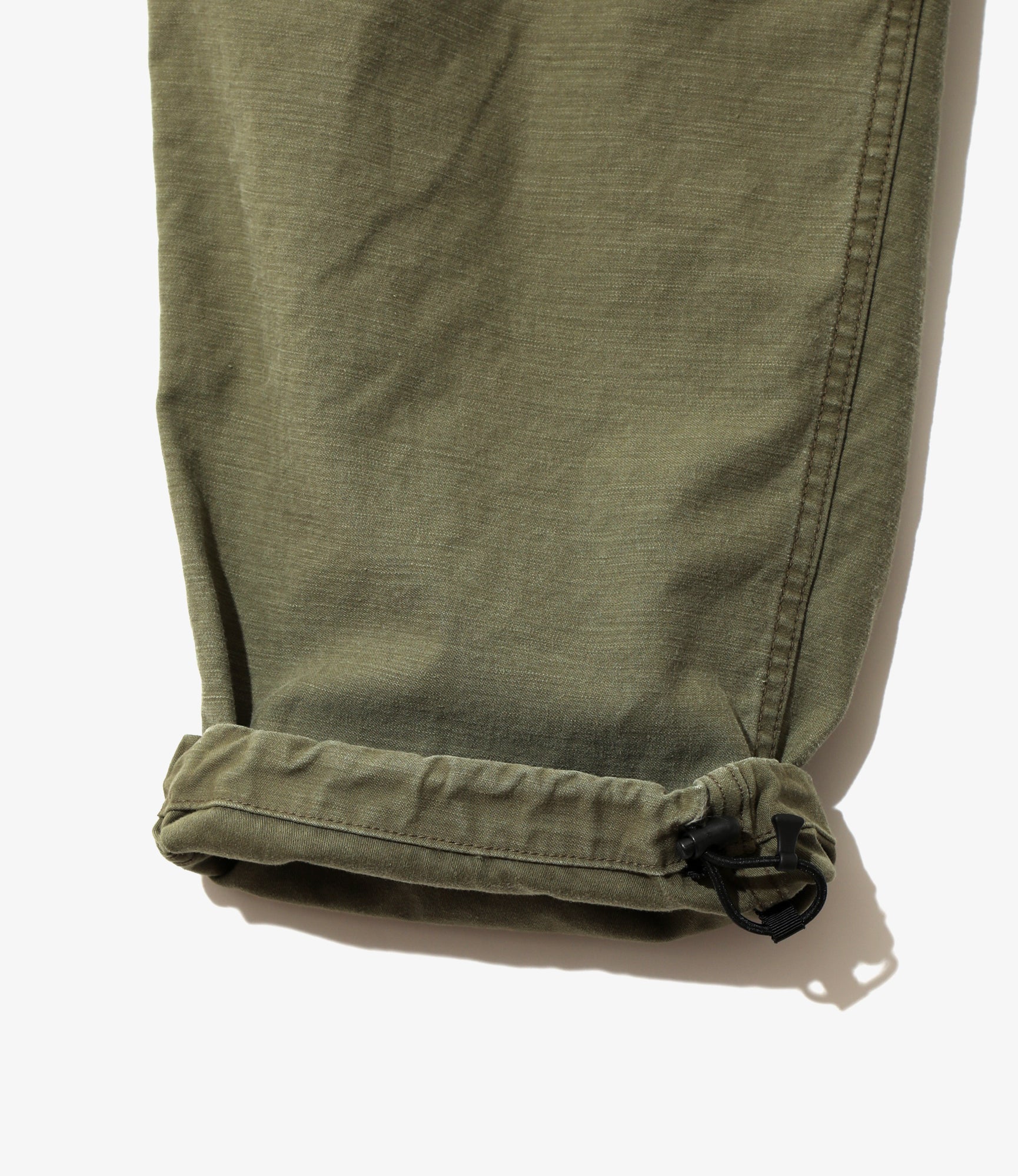 Belted Logger Pant – Olive Reversed Sateen - Image 3