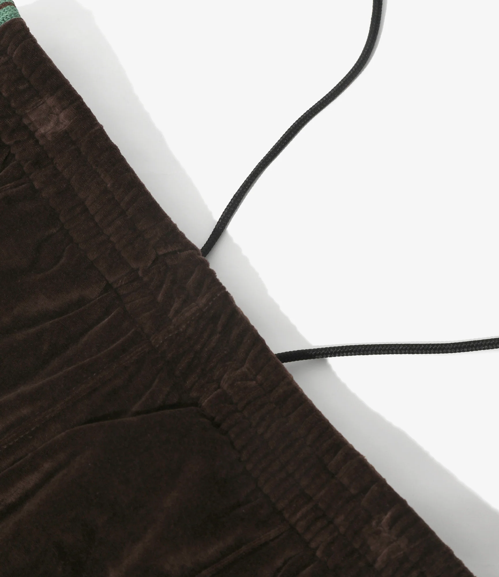 Boot-Cut Track Pant – Brown Velour - Image 4