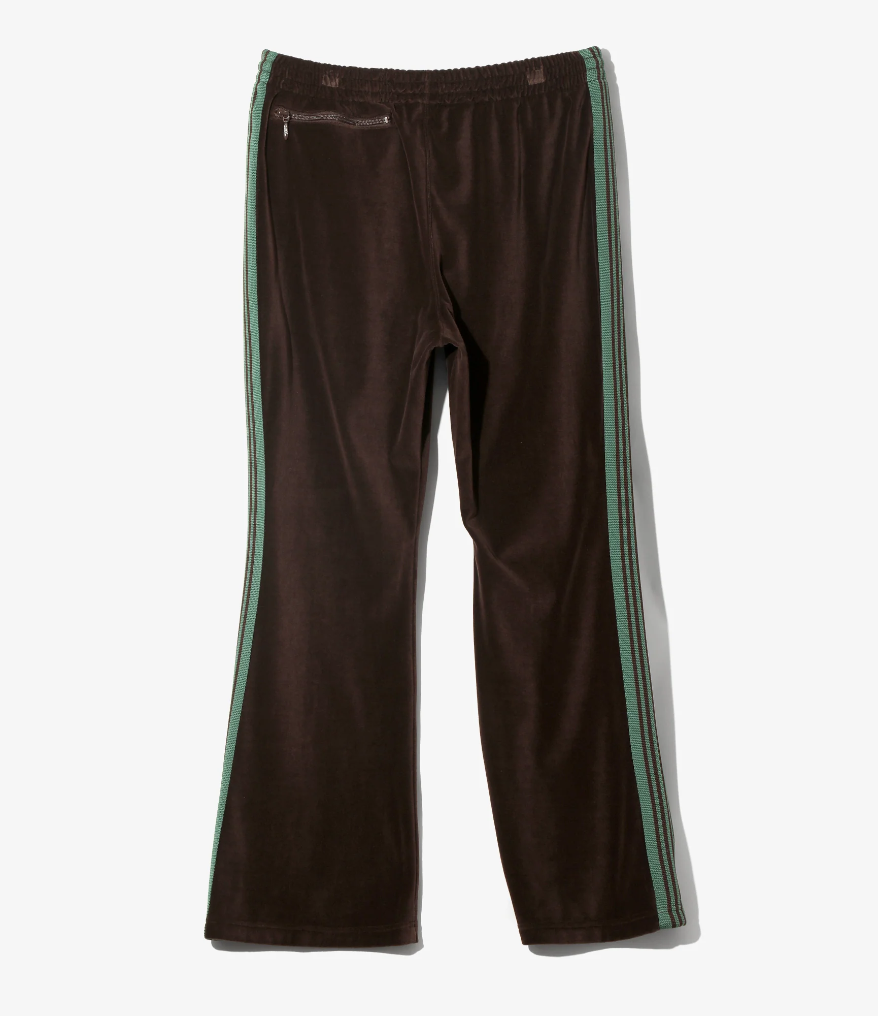 Boot-Cut Track Pant – Brown Velour - Image 5