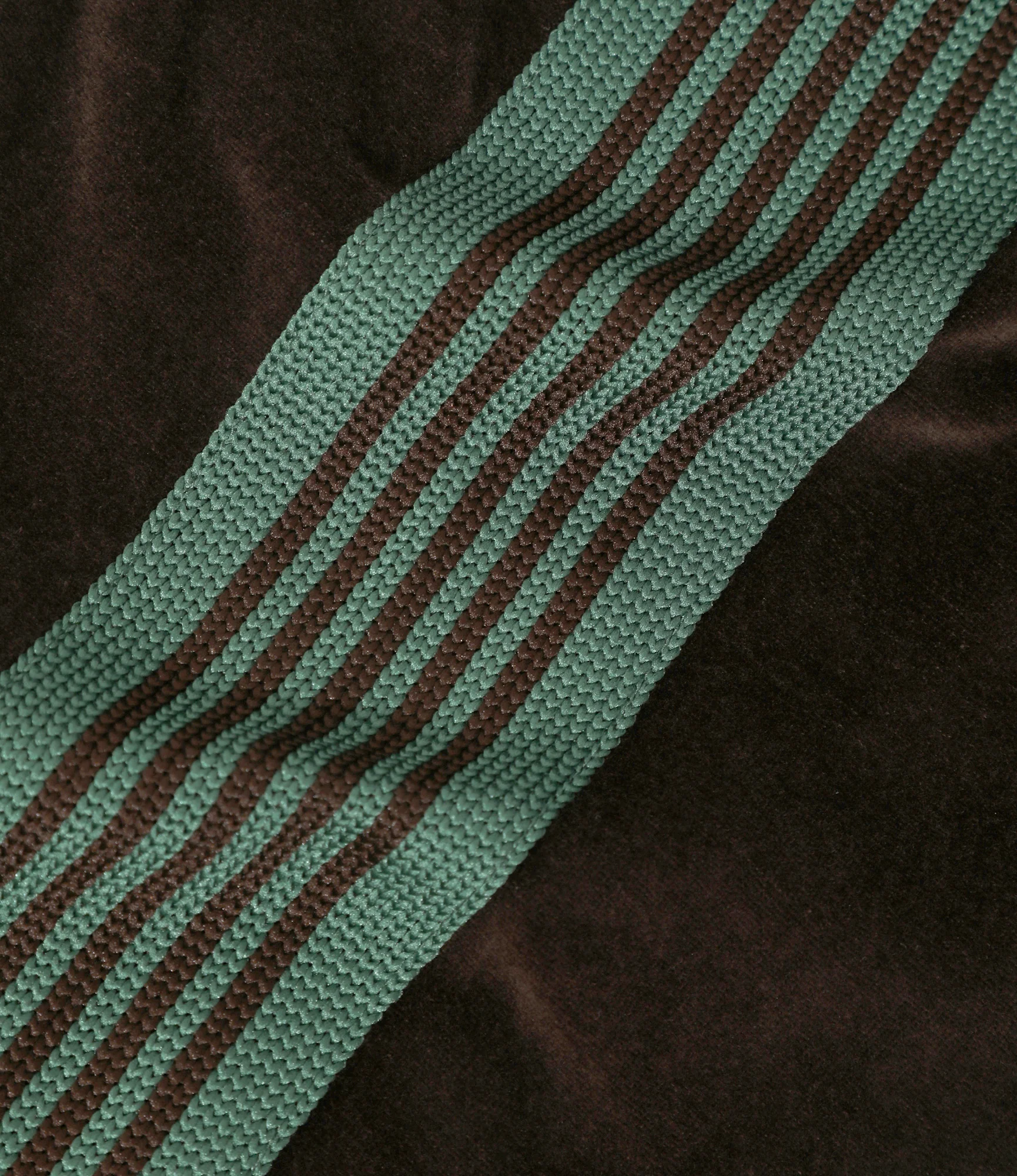 Boot-Cut Track Pant – Brown Velour - Image 6