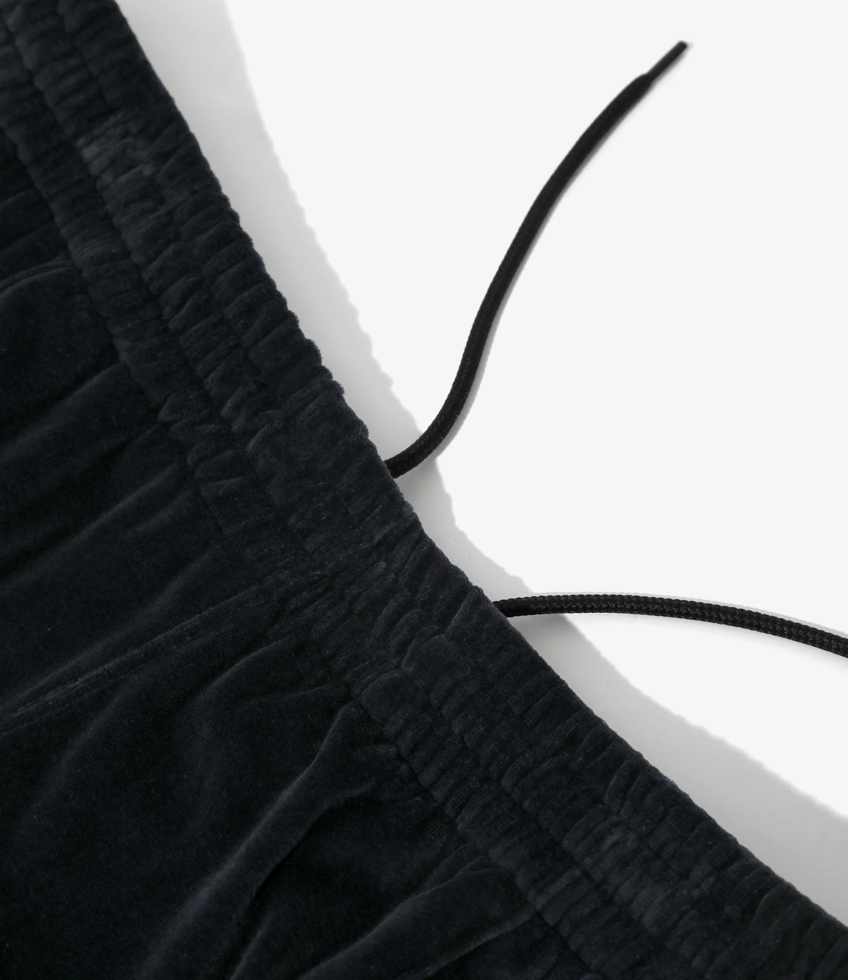 Boot-Cut Track Pant – Steel Blue Velour - Image 5