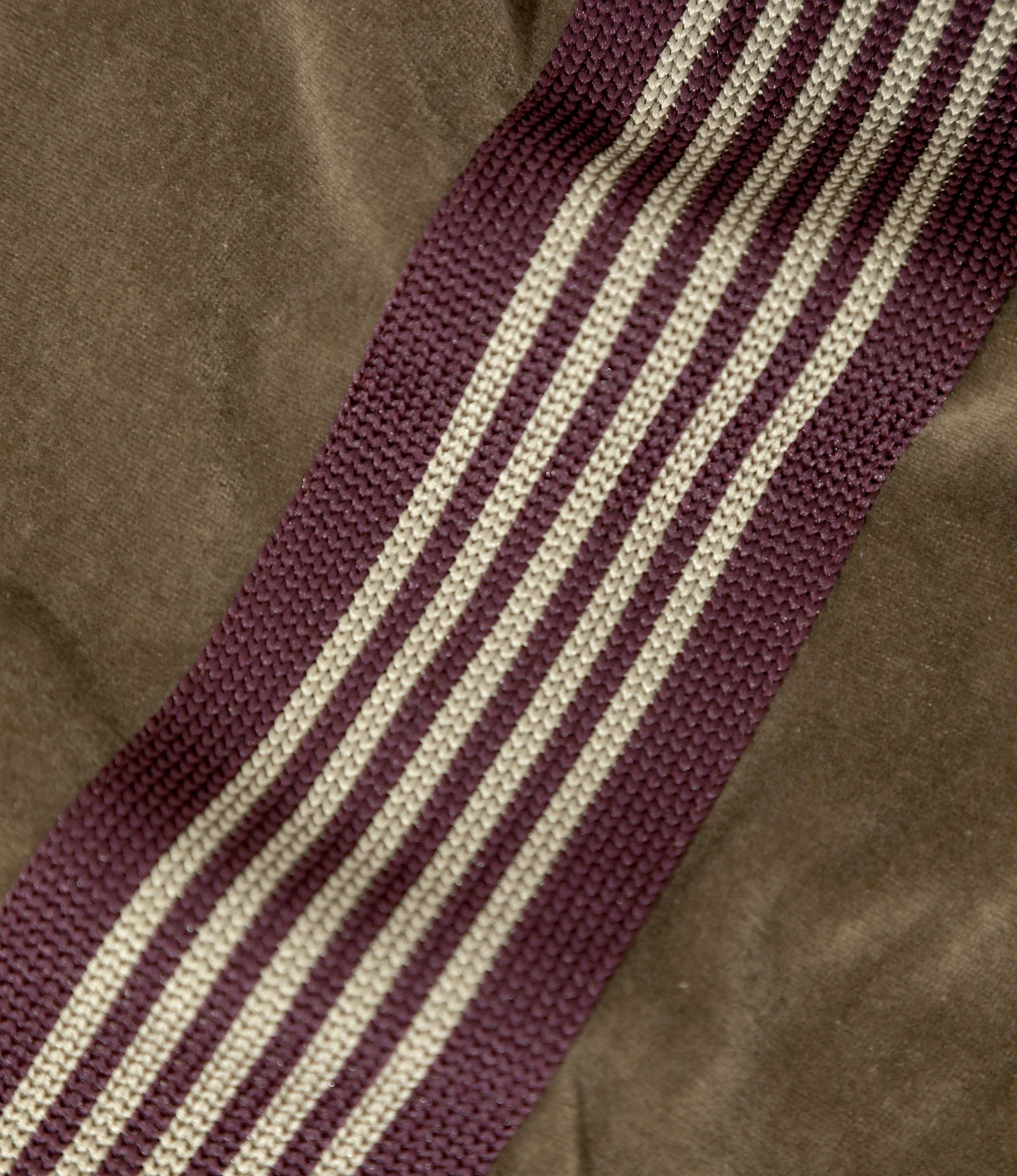 Boot-Cut Track Pant – Taupe Velour - Image 6