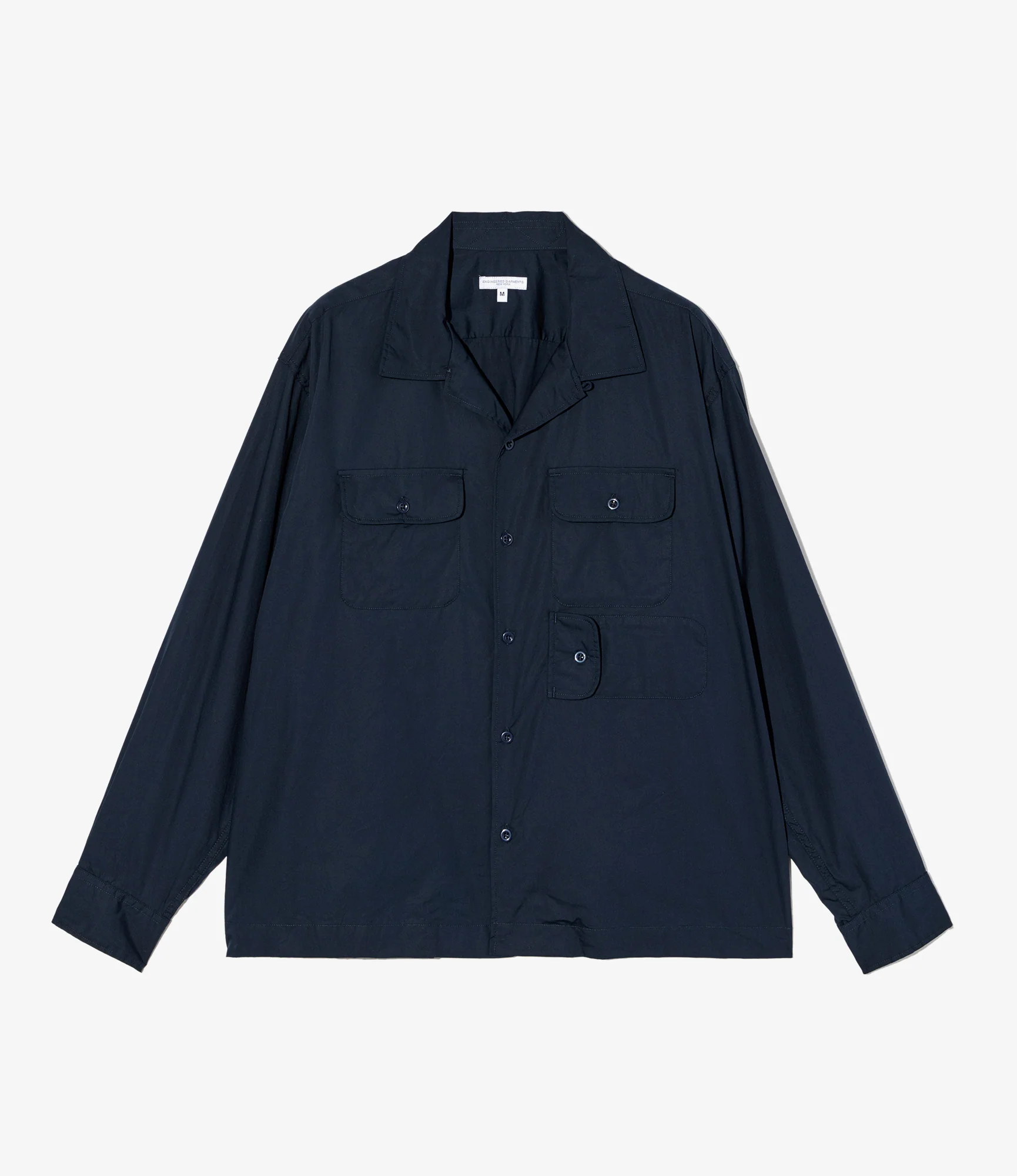Bowling Shirt – Dark Navy Broadcloth