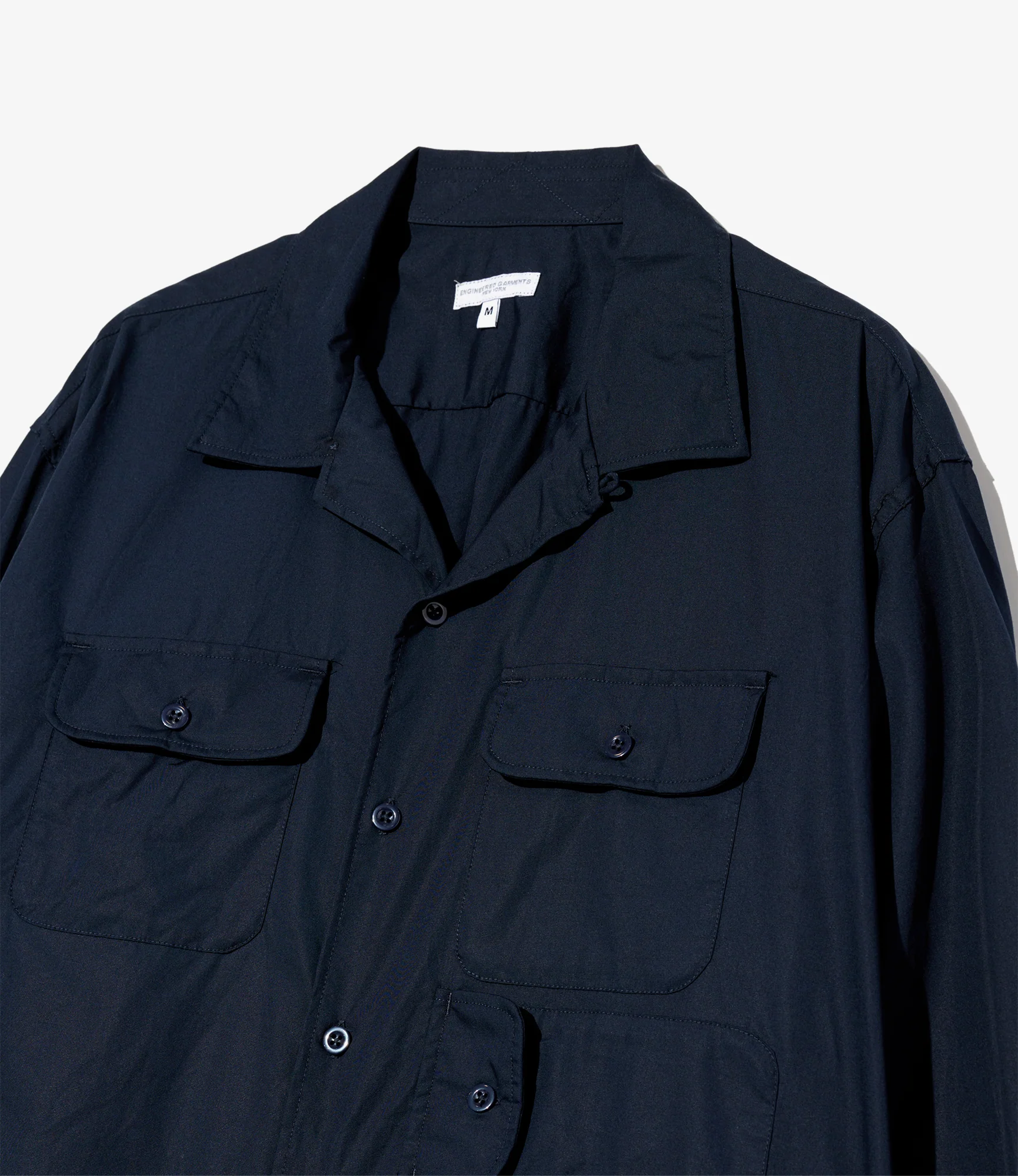 Bowling Shirt – Dark Navy Broadcloth - Image 3