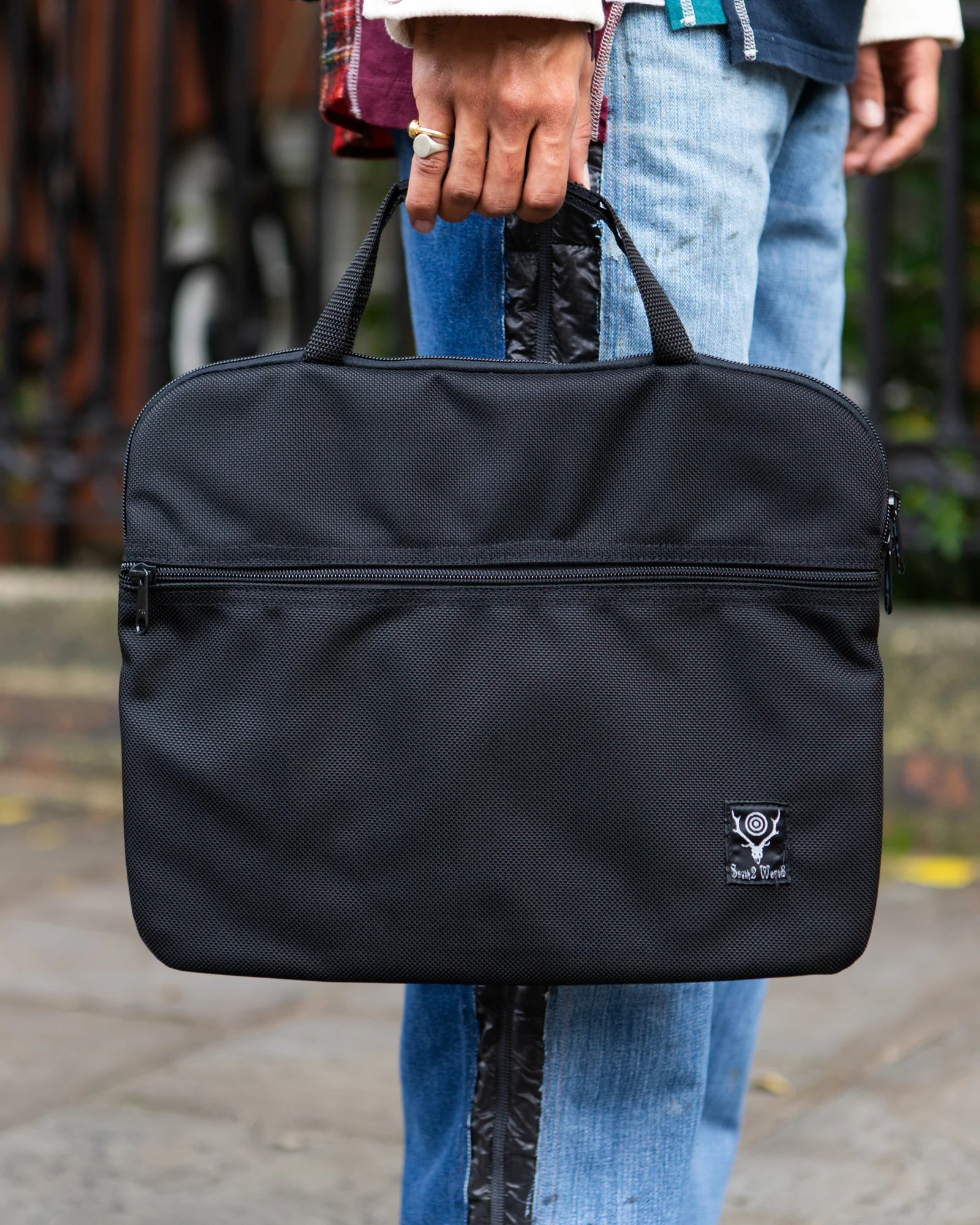 Briefcase – Black Ballistic Nylon - Image 6