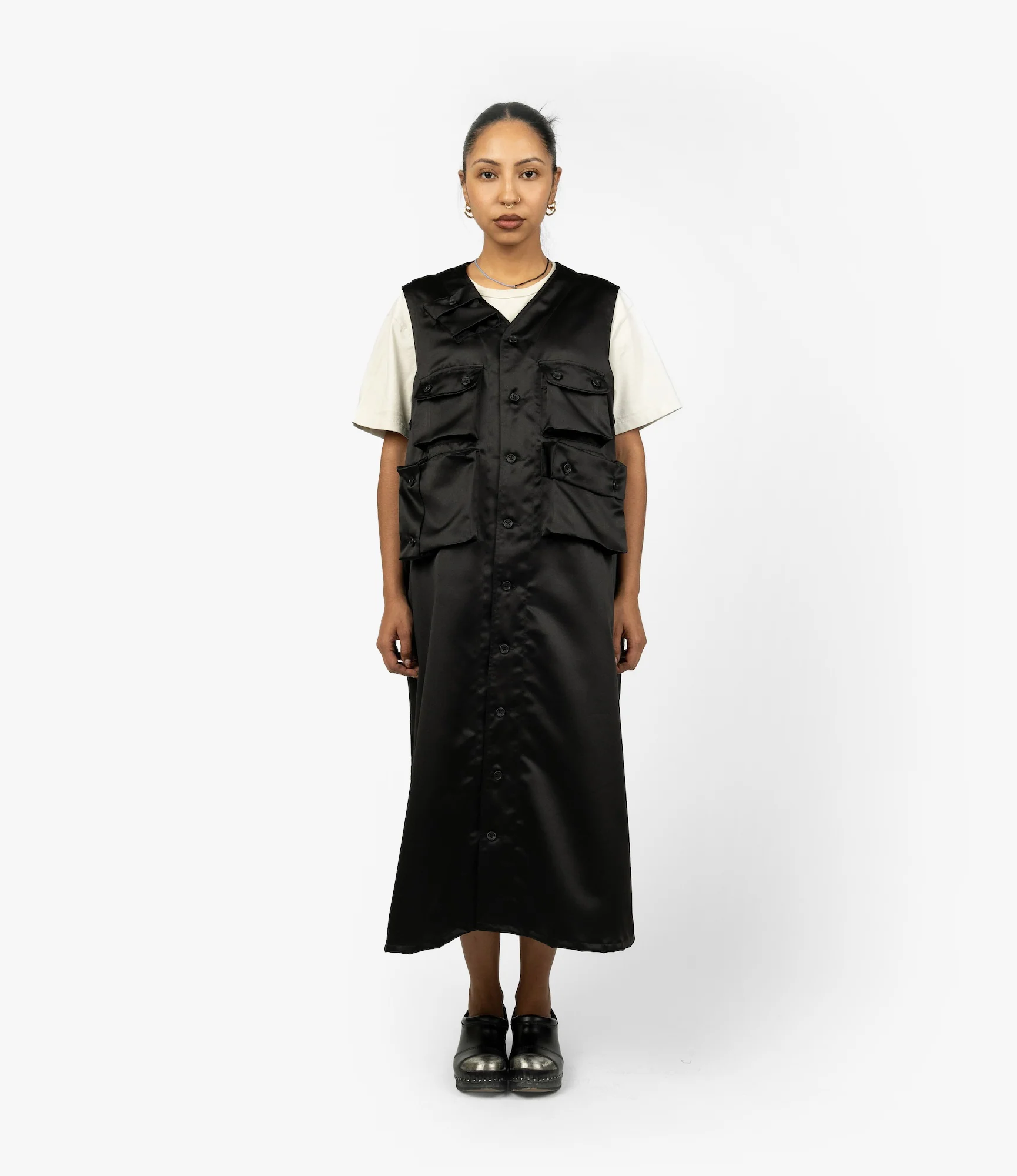 C-1 Dress – Black Mystique Satin - Image 2
