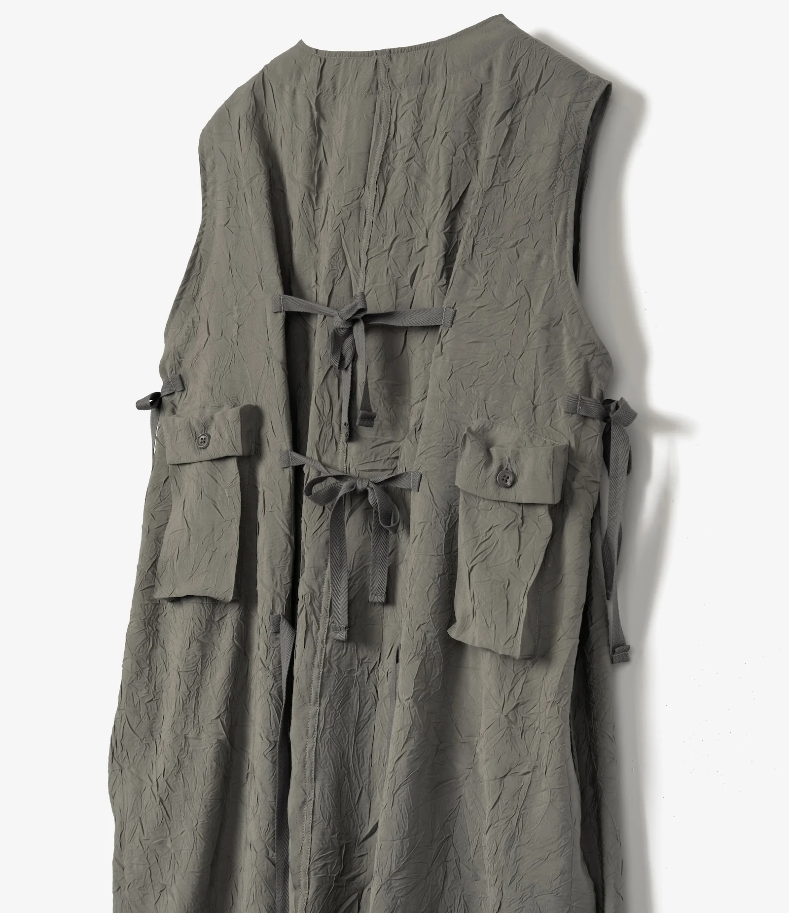 C-1 Dress – Grey Crushed Modal - Image 5
