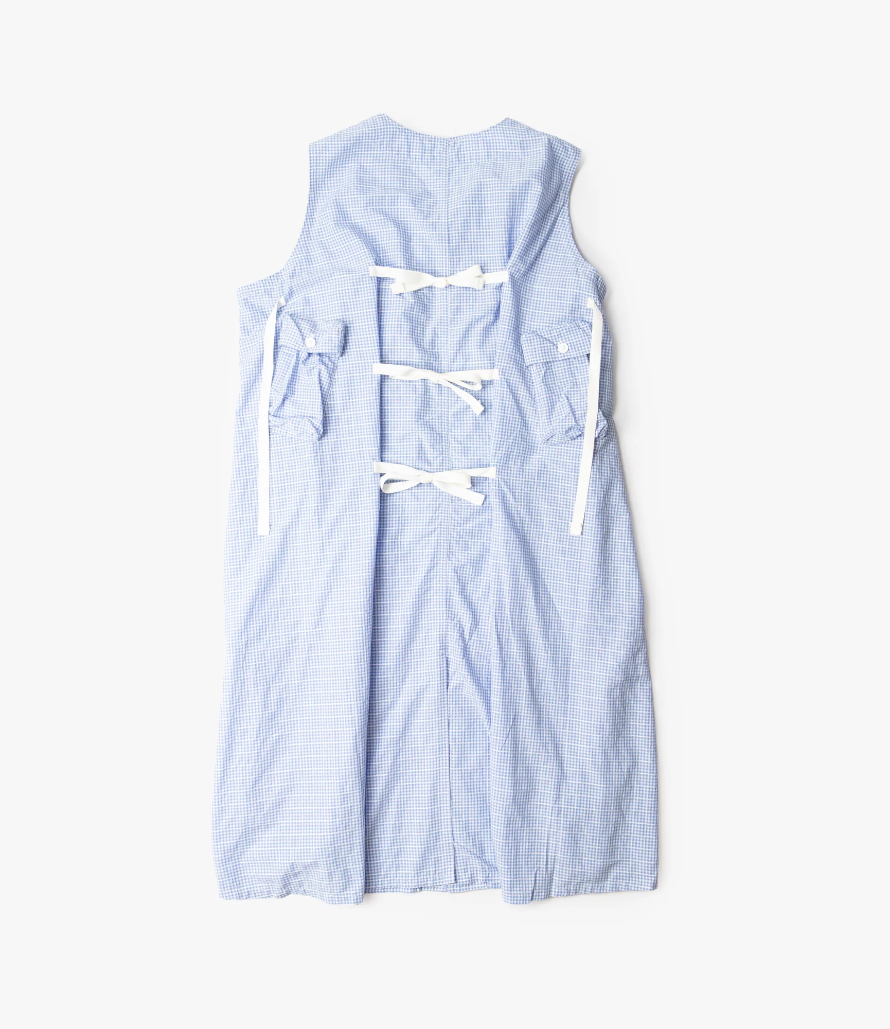 C-1 Dress – Light Blue Windowpane Gingham - Image 3