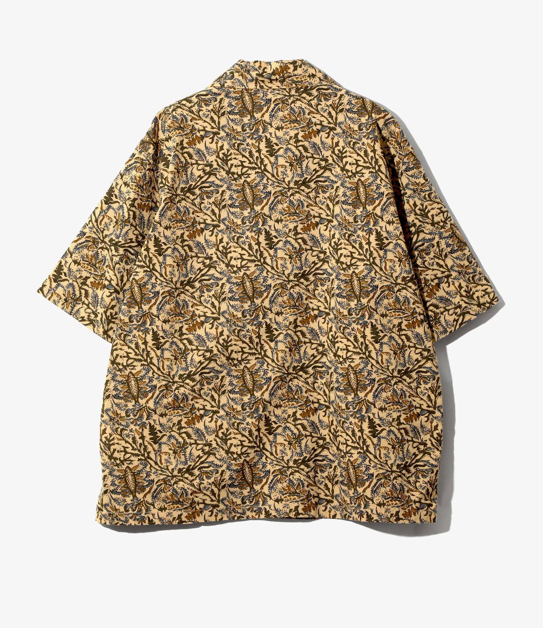 Cabana Shirt – Taupe/Blue Batik Print - Image 3