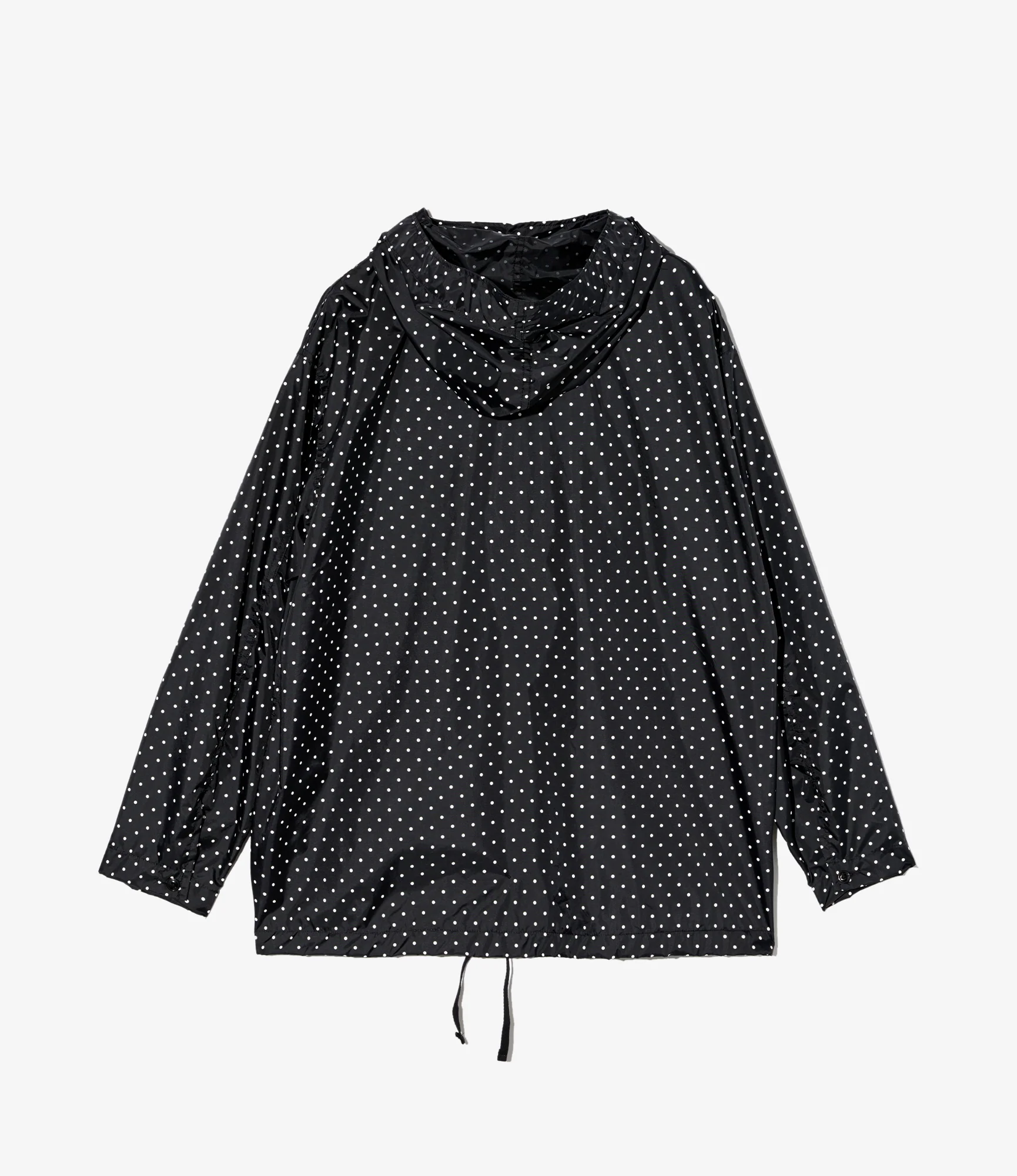 Cagoule Shirt – Black Polka Dot Taffeta - Image 3