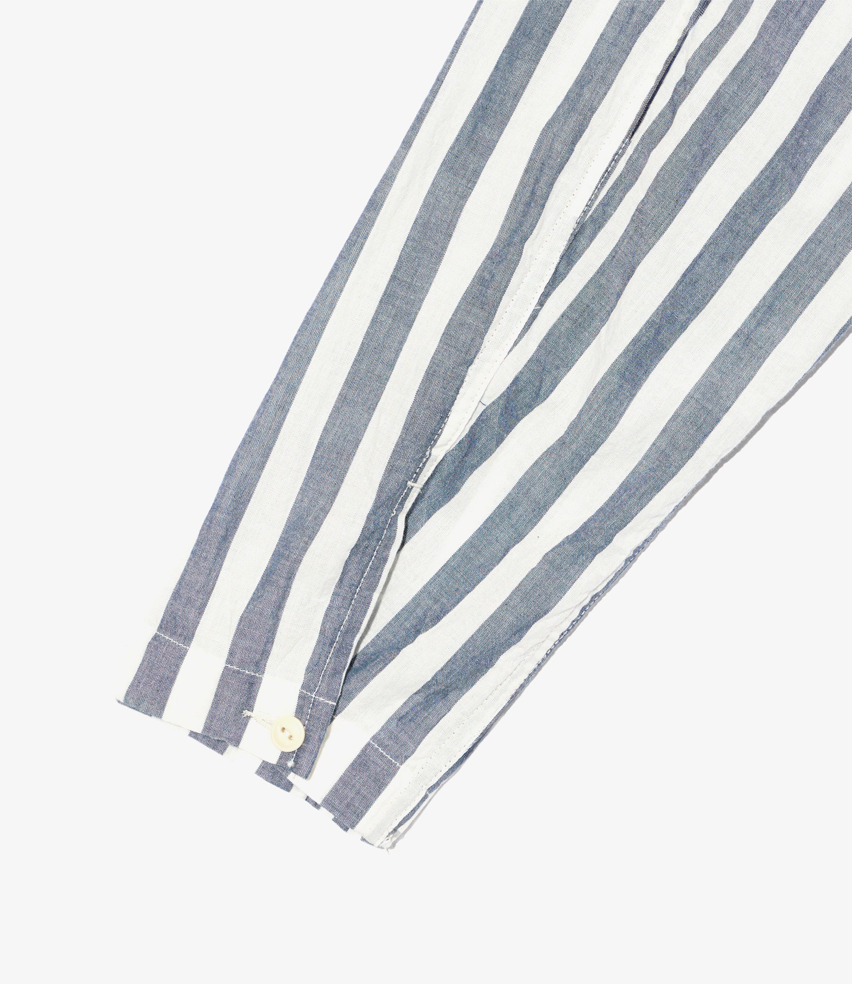 Cagoule Shirt – Blue/White Striped Chambray - Image 6