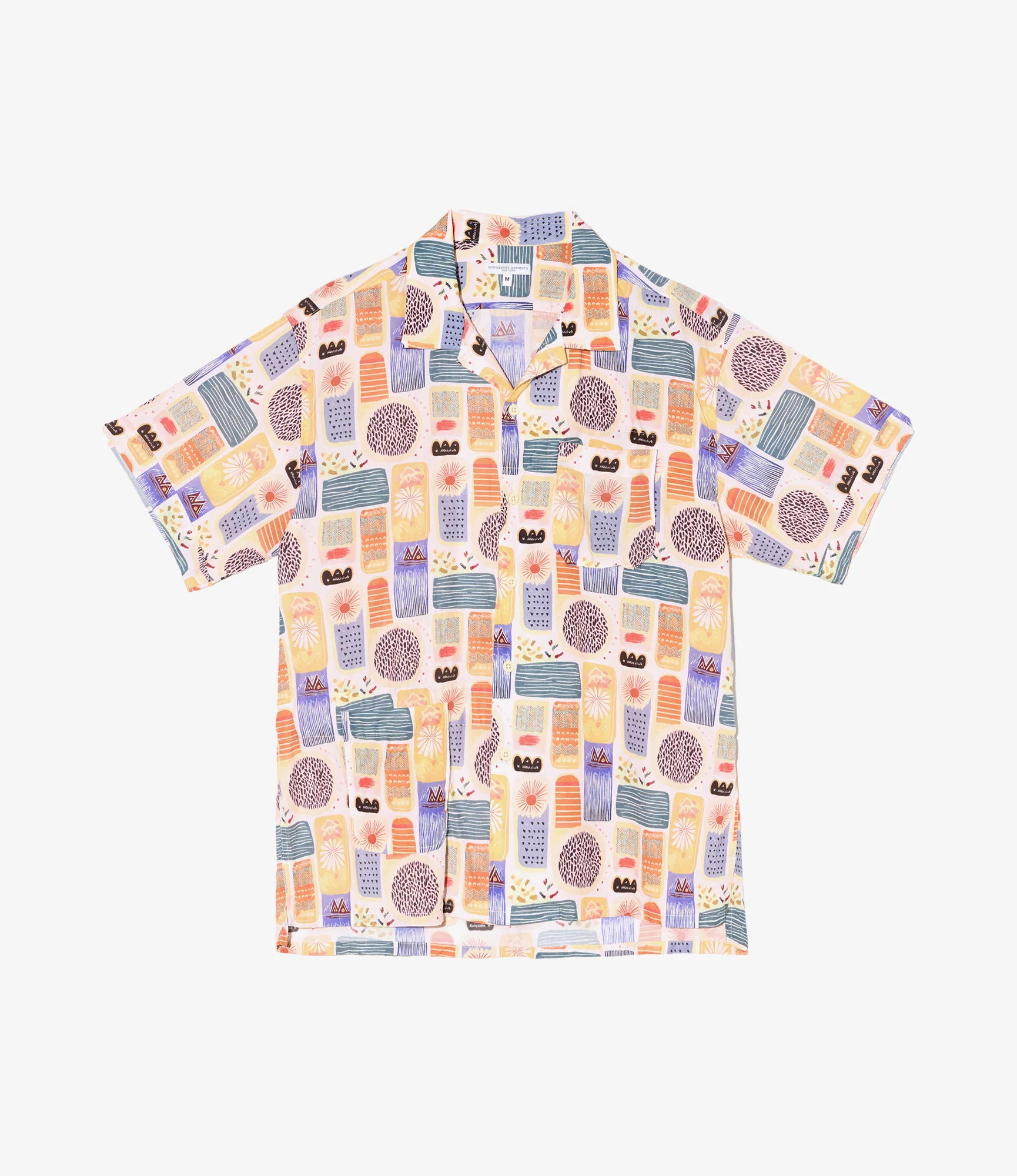 Camp Shirt – Jamaican Print Tencel