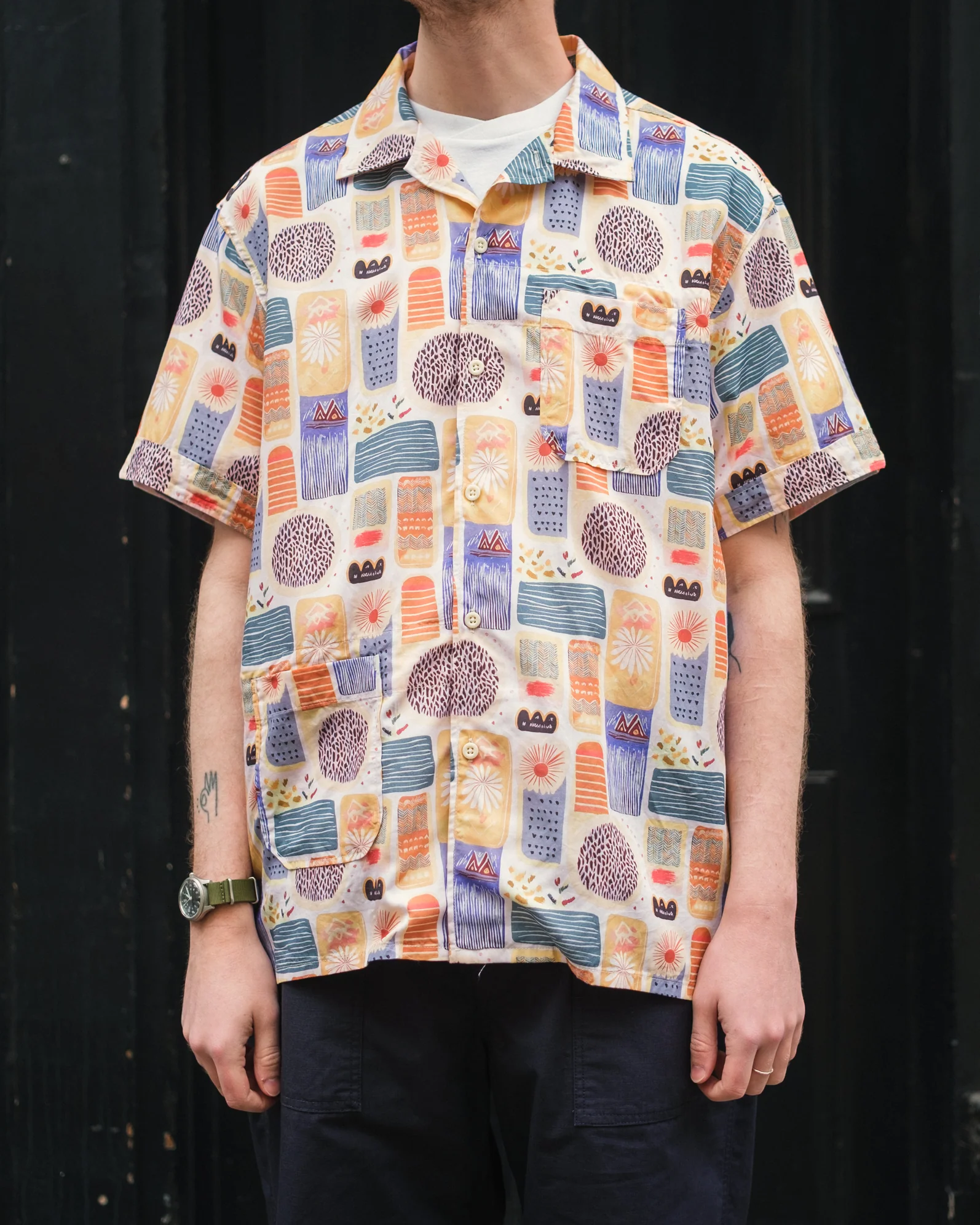 Camp Shirt – Jamaican Print Tencel - Image 2
