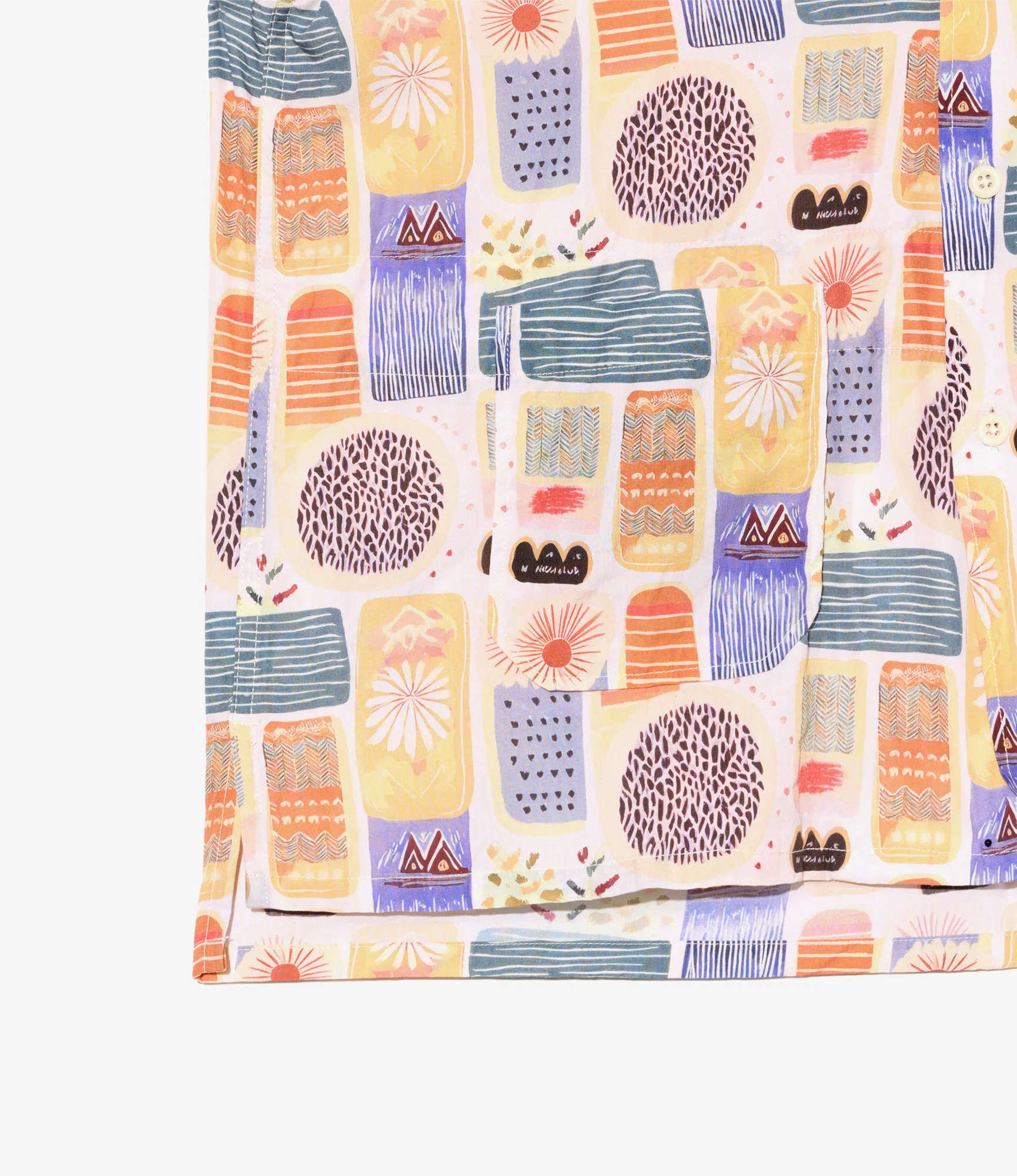 Camp Shirt – Jamaican Print Tencel - Image 5