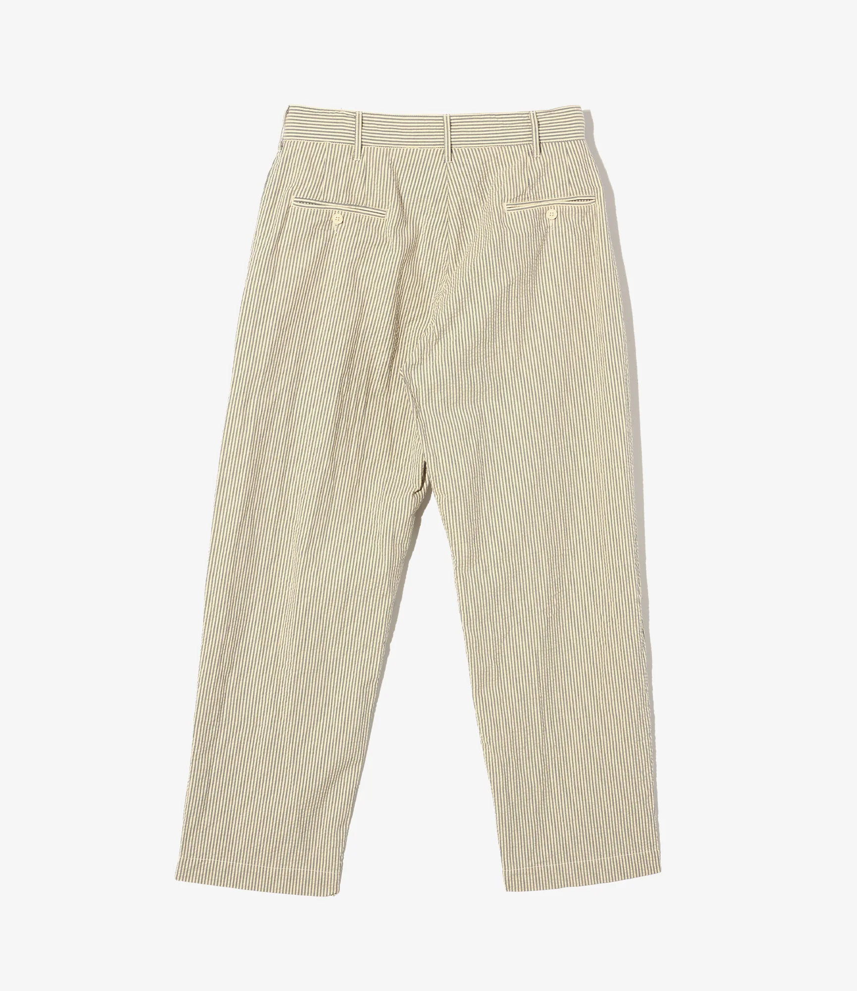 Chino Pant – Navy/Natural Stripe Seersucker - Image 2