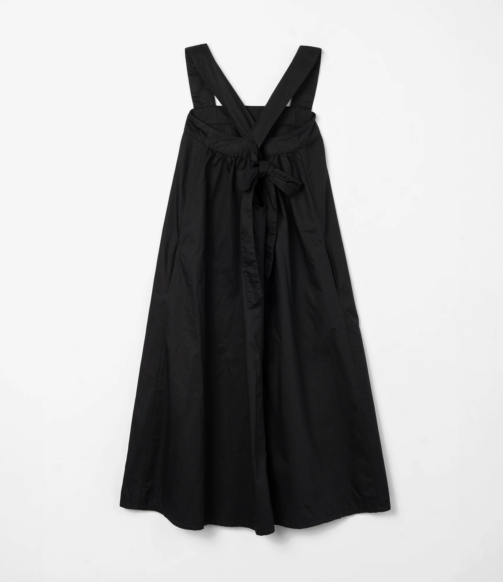 Cinch Dress – Black Nano Fineline Twill - Image 2