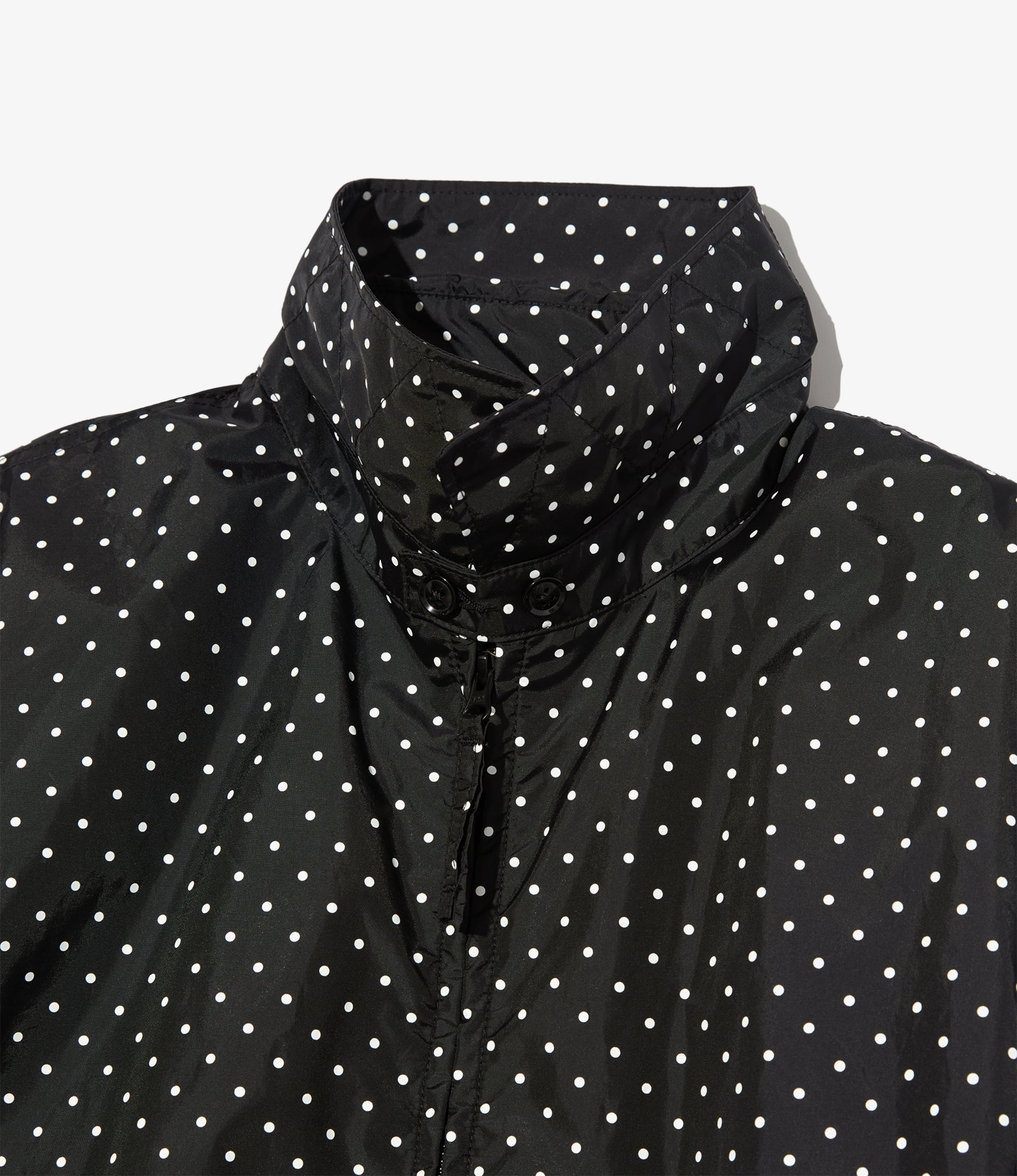 Claigton Jacket – Black Polka Dot Taffeta - Image 3