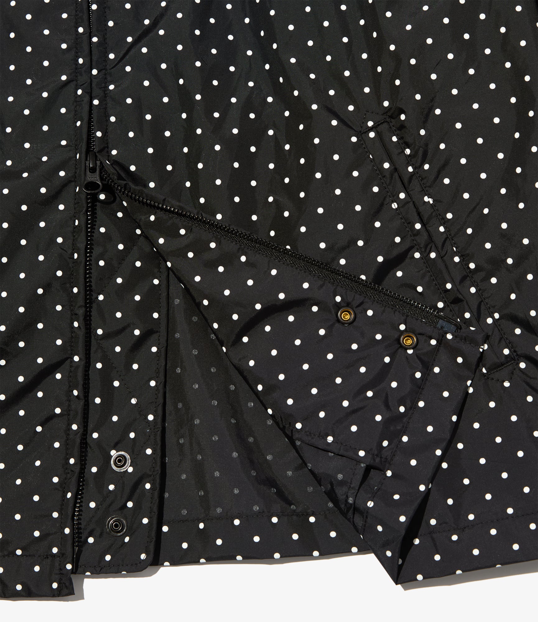 Claigton Jacket – Black Polka Dot Taffeta - Image 4