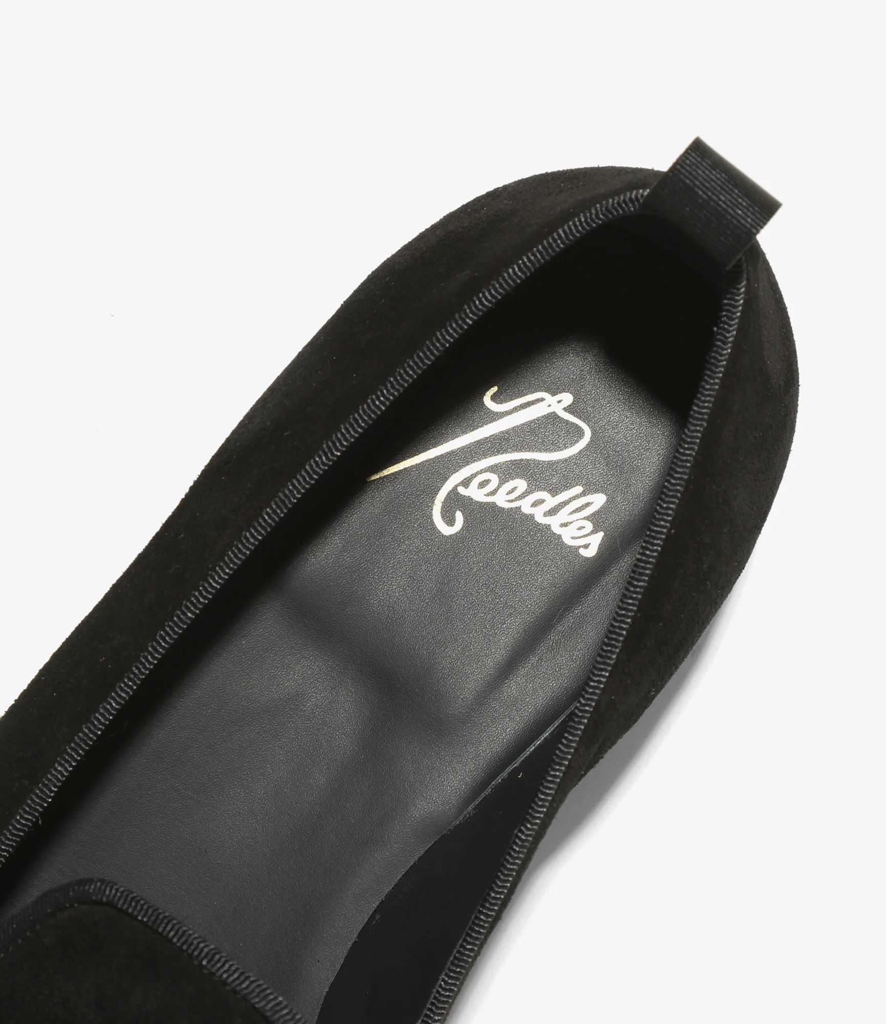 Papillon Embroidered Slip-On – Black Suede - Image 5
