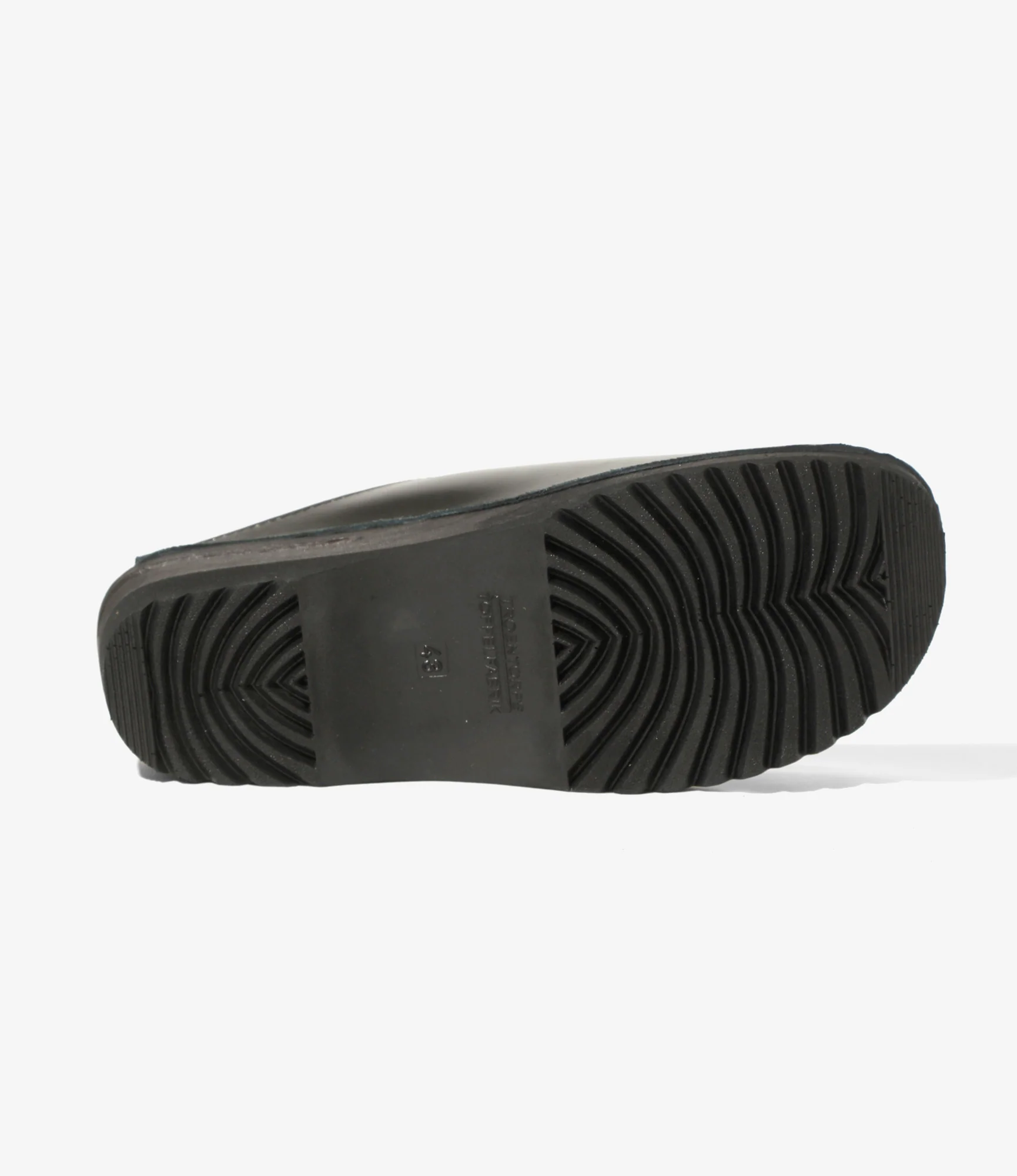 'Alps' Side Lace Clog – Black Leather - Image 7