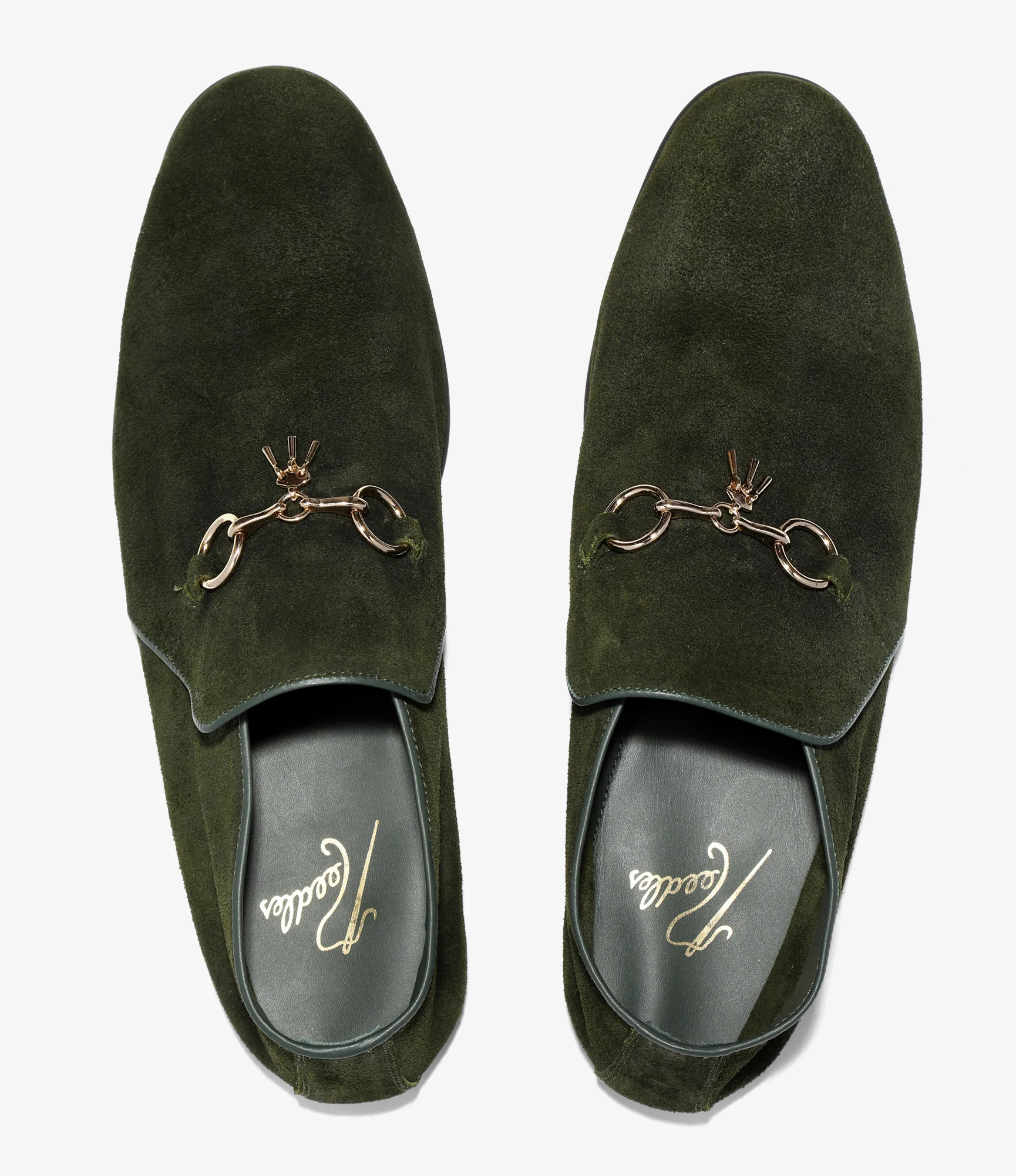 Tassel Bit Slip-On Chukka Boot – Olive Rough Out - Image 3