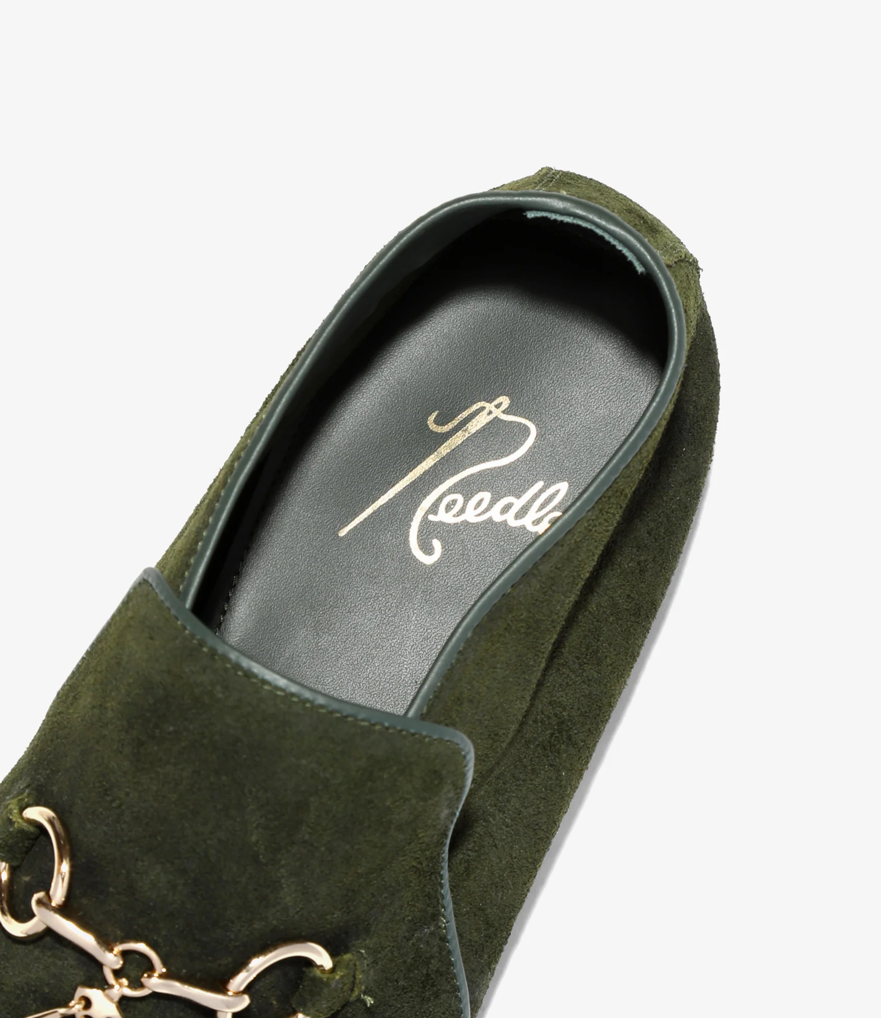Tassel Bit Slip-On Chukka Boot – Olive Rough Out - Image 5