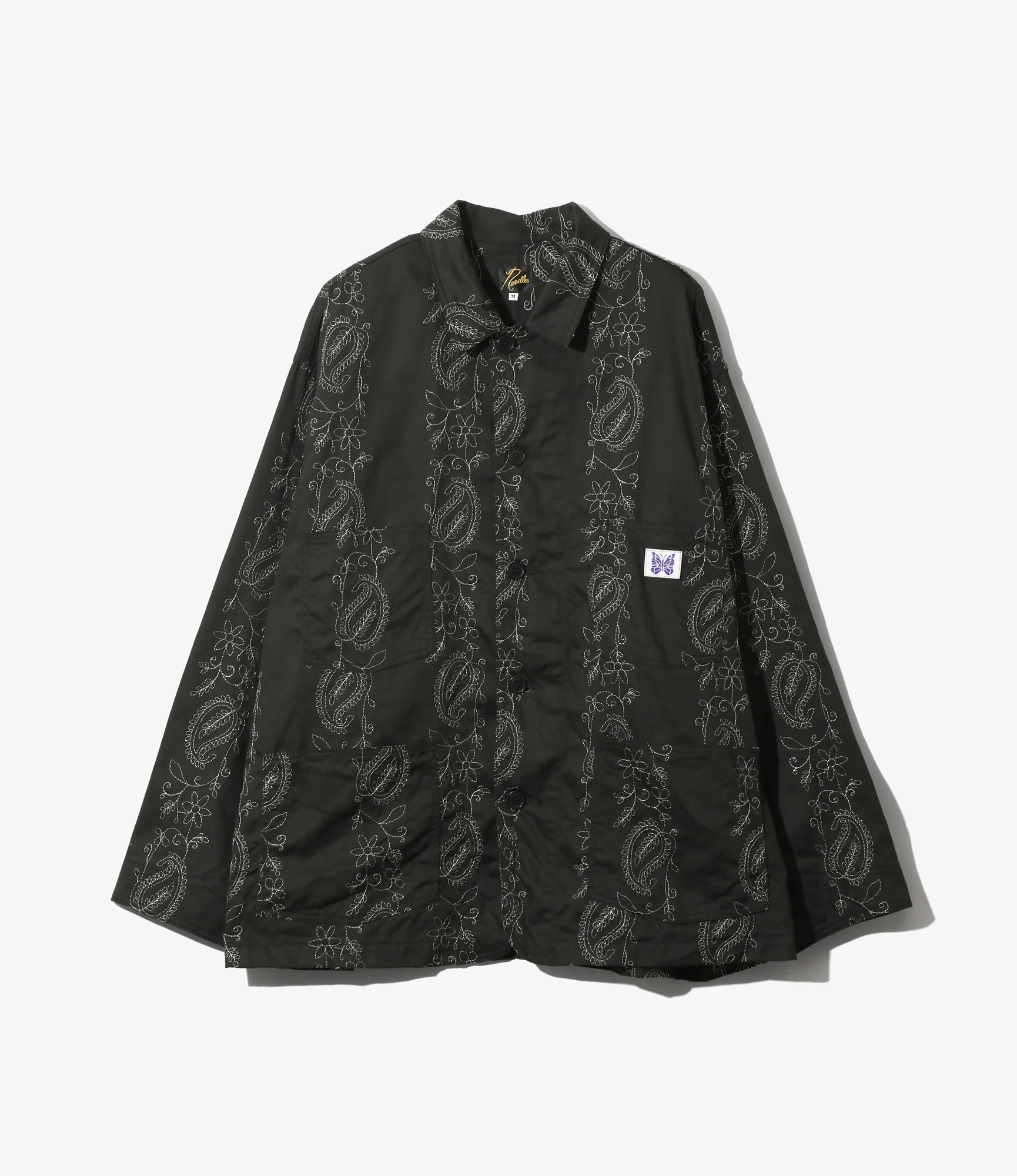 Coverall – Black Embroidered Twill