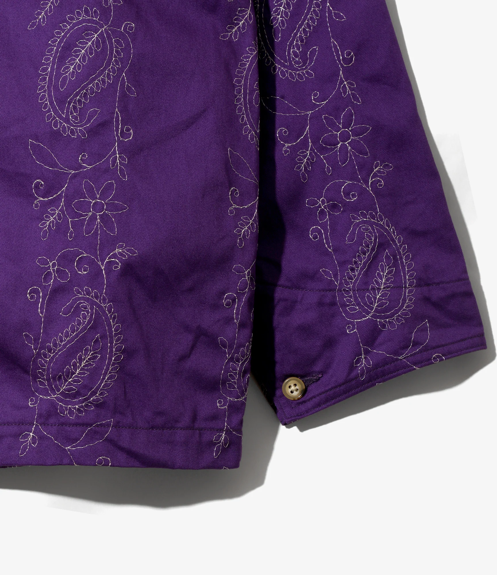 Coverall – Purple Embroidered Twill - Image 5