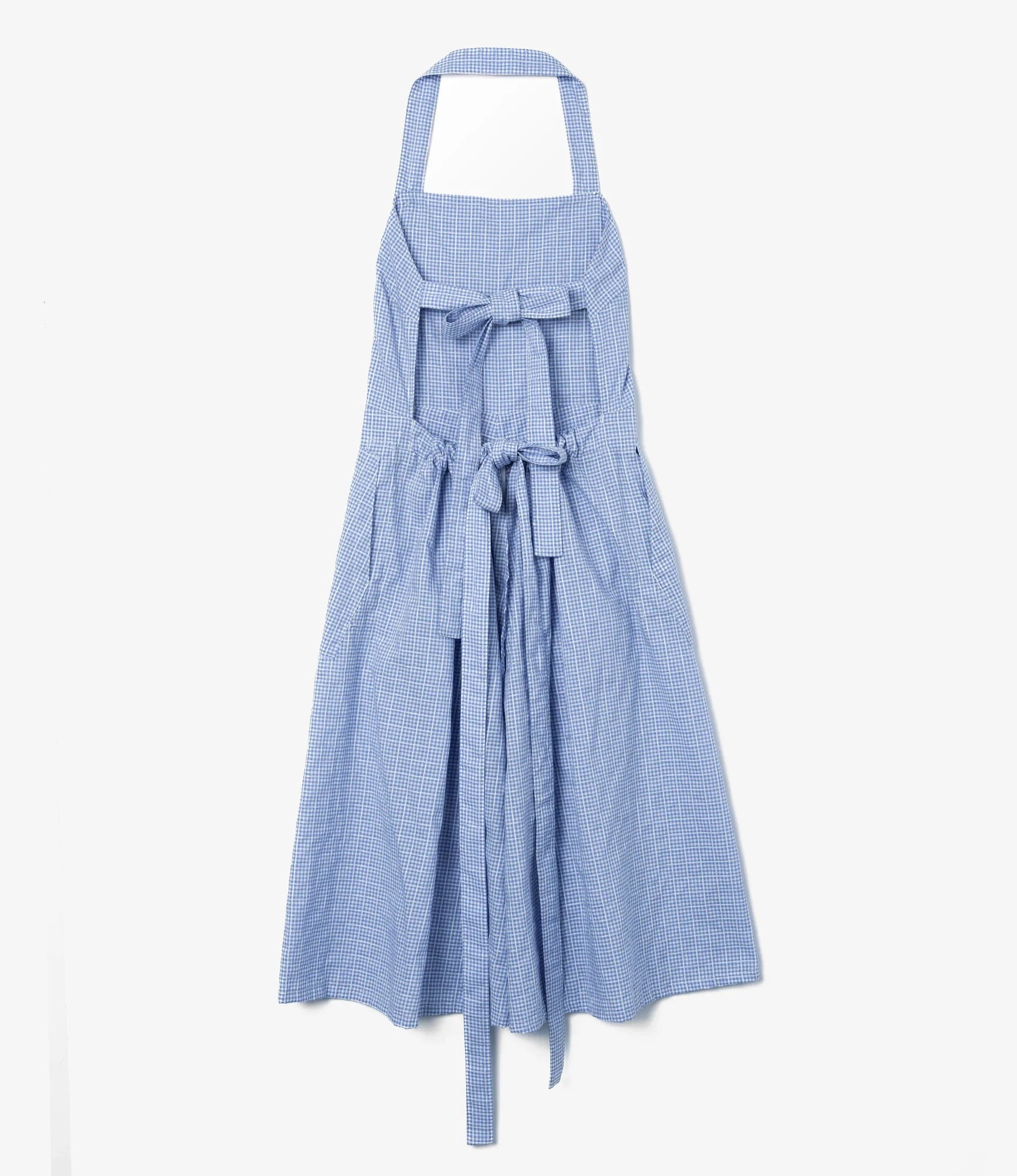 Craft Dress – Light Blue Windowpane Gingham - Image 3