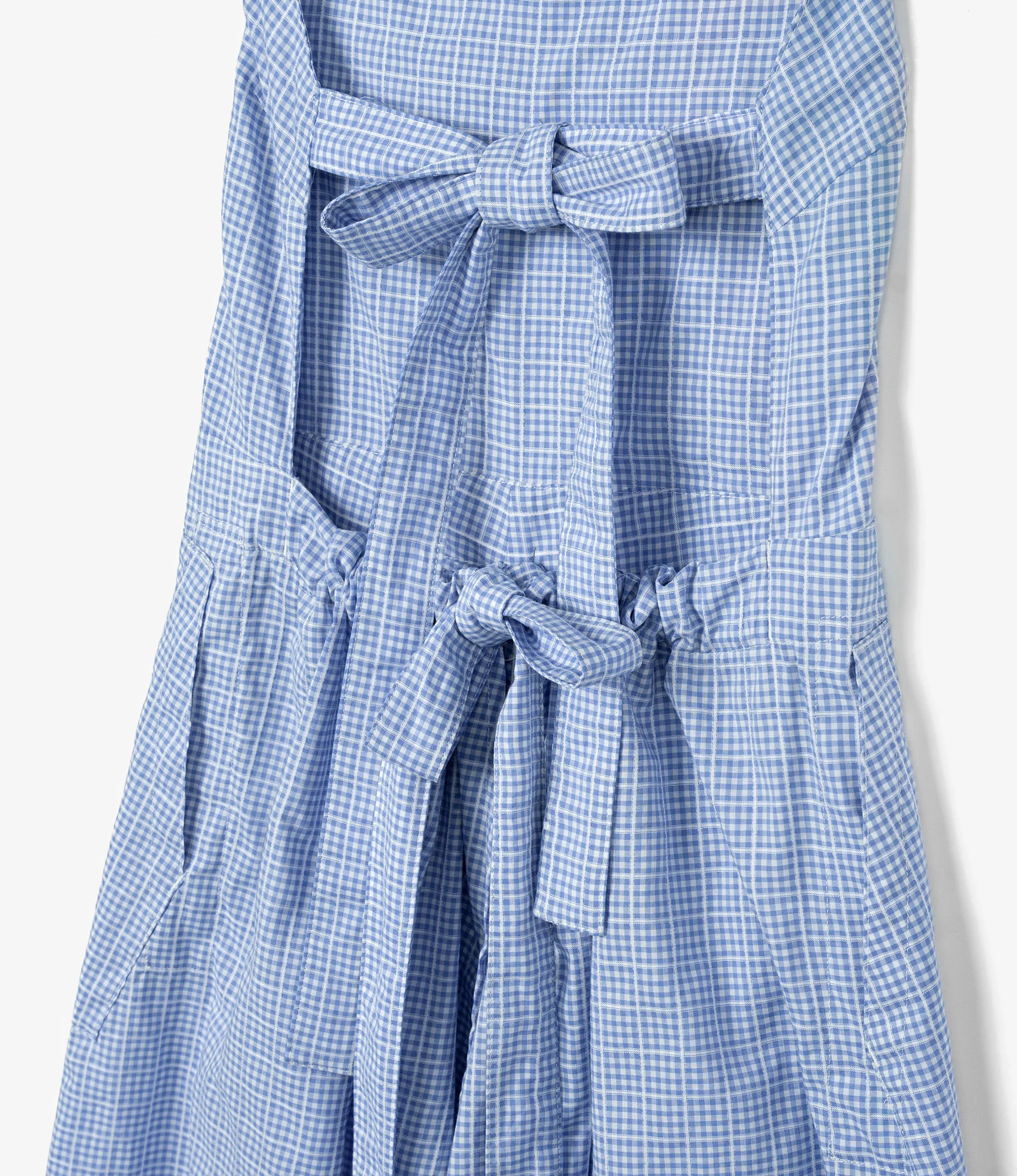 Craft Dress – Light Blue Windowpane Gingham - Image 5