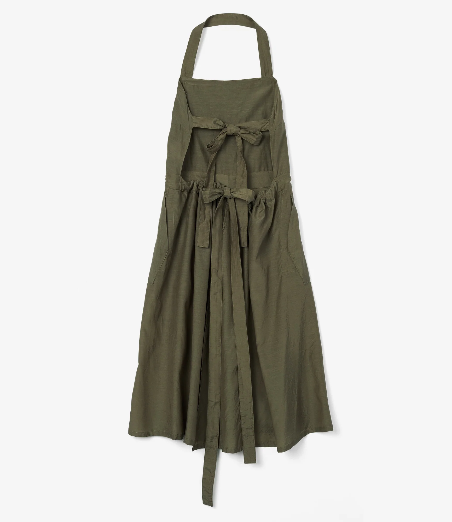 Craft Dress – Olive Sheer Cupro - Image 3