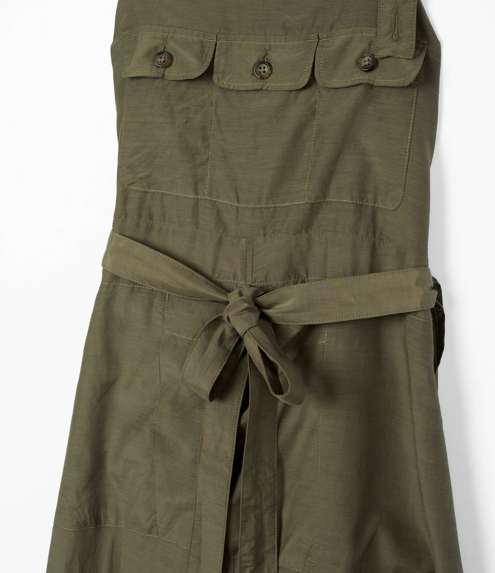 Craft Dress – Olive Sheer Cupro - Image 4